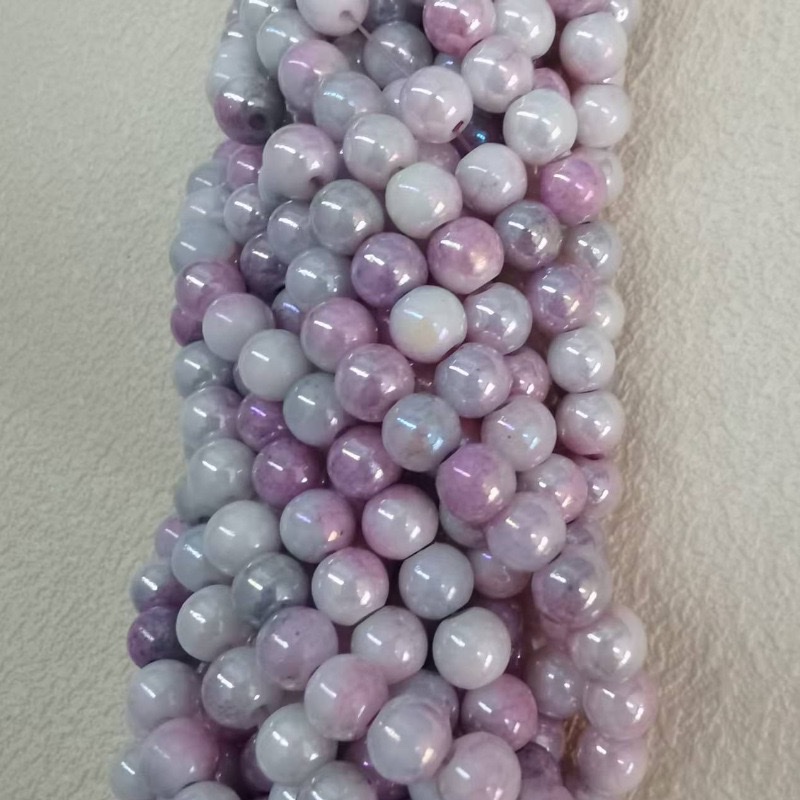 珠子珍珠串珠米珠木珠手工DIY饰品配件多色装饰材料50g