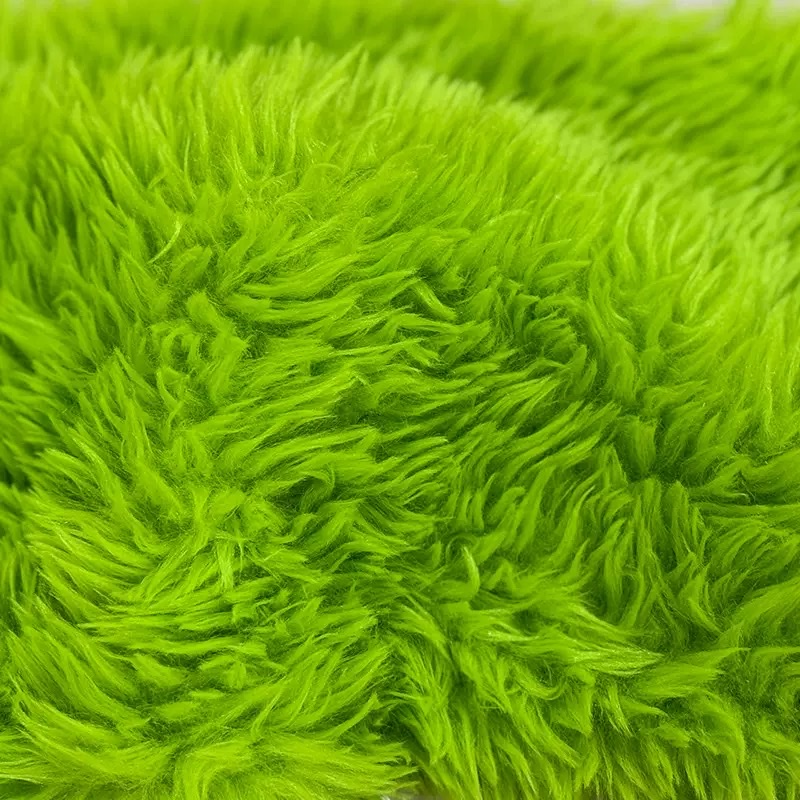 Factory stock of Tuscan plush 35-fleece fabric, fox fur small toca fleece fabric, fashion plush toys, scarves, hats, bags and other fabrics details Picture