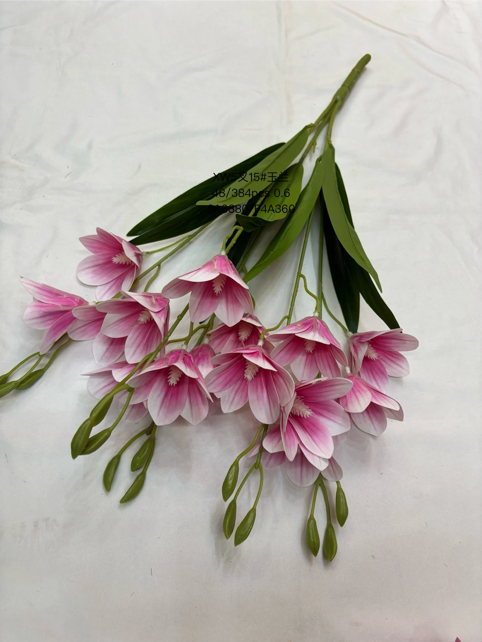 Simulated Cymbidium goeringii with leaves and fruits, indoor home artificial flowers, photography props, wedding artificial flowers, decorative plants, vases, flower arrangements, no need for water, no maintenance, long-lasting and unstylish artificial flowers and artificial plants detail image 5