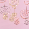 In-stock metal note holders, creative business card holders, desktop message holders, Amazon's best-selling wedding table number holders and seat holders Specification image