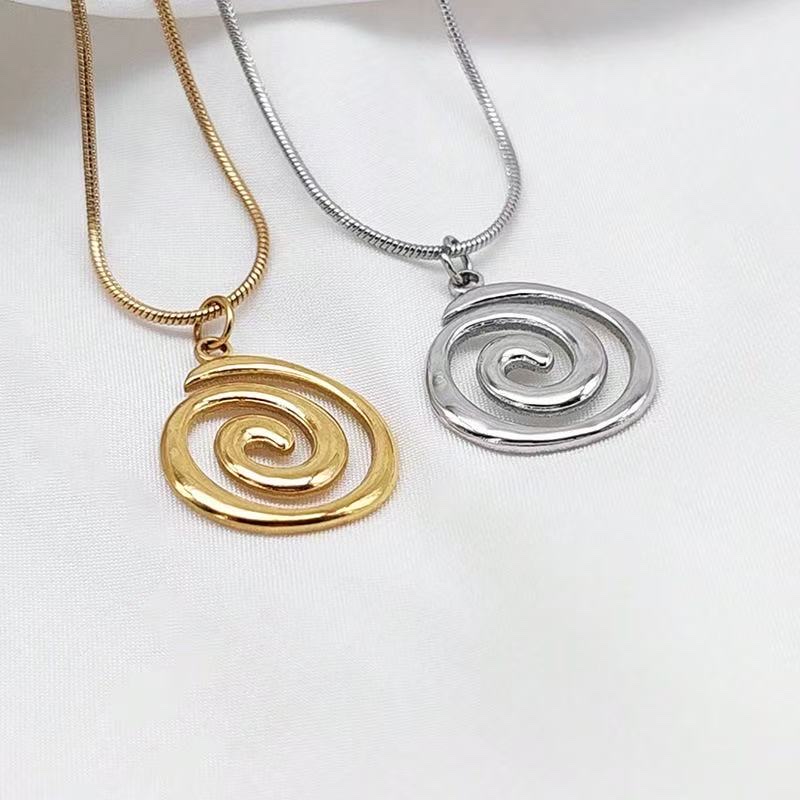 不锈钢珍珠水钻瓜链项链女时尚百搭首饰潮流简约款长款项链饰品详情图7