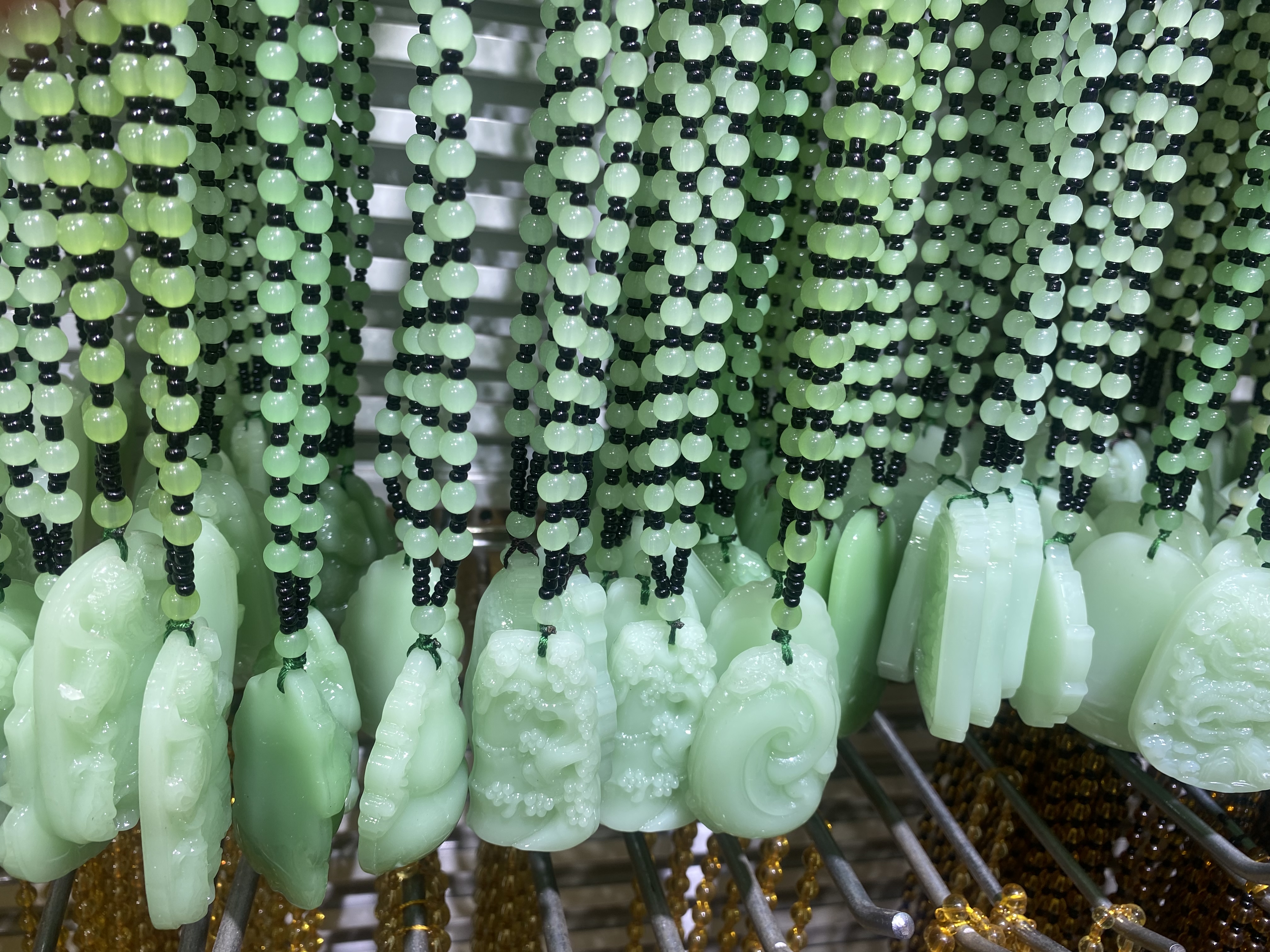 穆斯林佛珠念珠十八籽中药手饰手链手串男女款天然材质简约时尚产品图