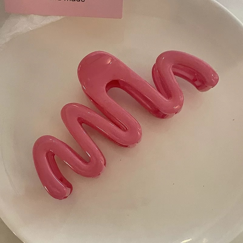 Large-sized high-end wavy hair clips for women, large hair volume, multiple clips, headwear, hair clips, back of the head, hair clippers, updo details Picture