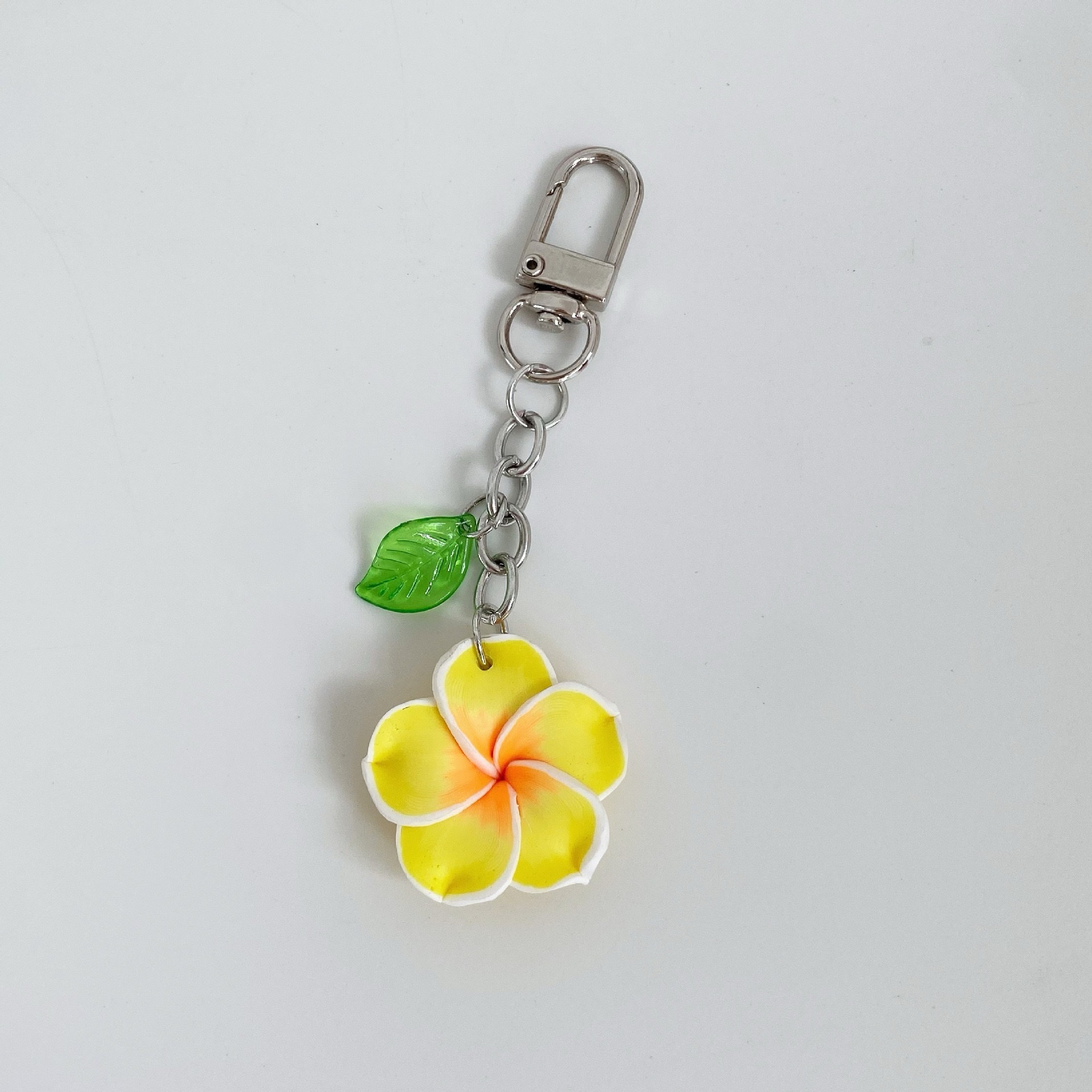 Sunflower, fresh and sweet, frangipani, key bag, pendant, keychain detail image 8