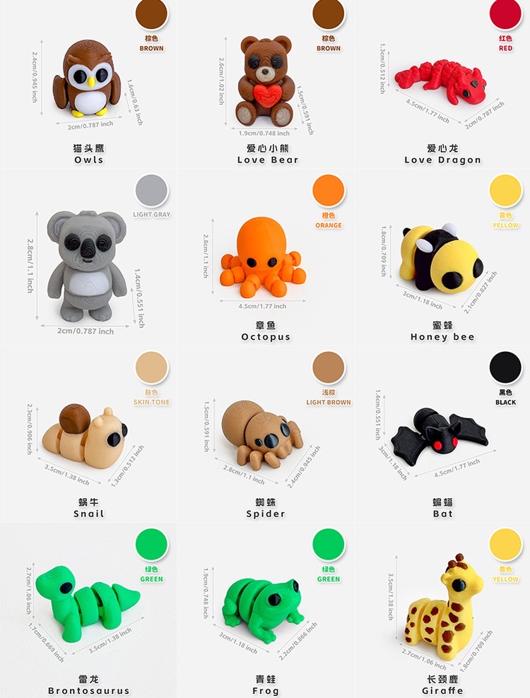 3D打印小公仔/扭蛋玩具详情图5