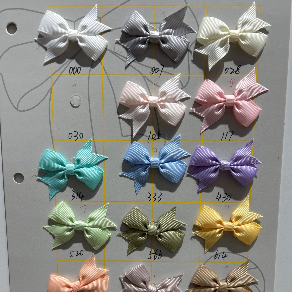 燕尾蝴蝶结，韩系头饰搭配服装配饰DIY手做配饰蝴蝶结配料圣诞配件