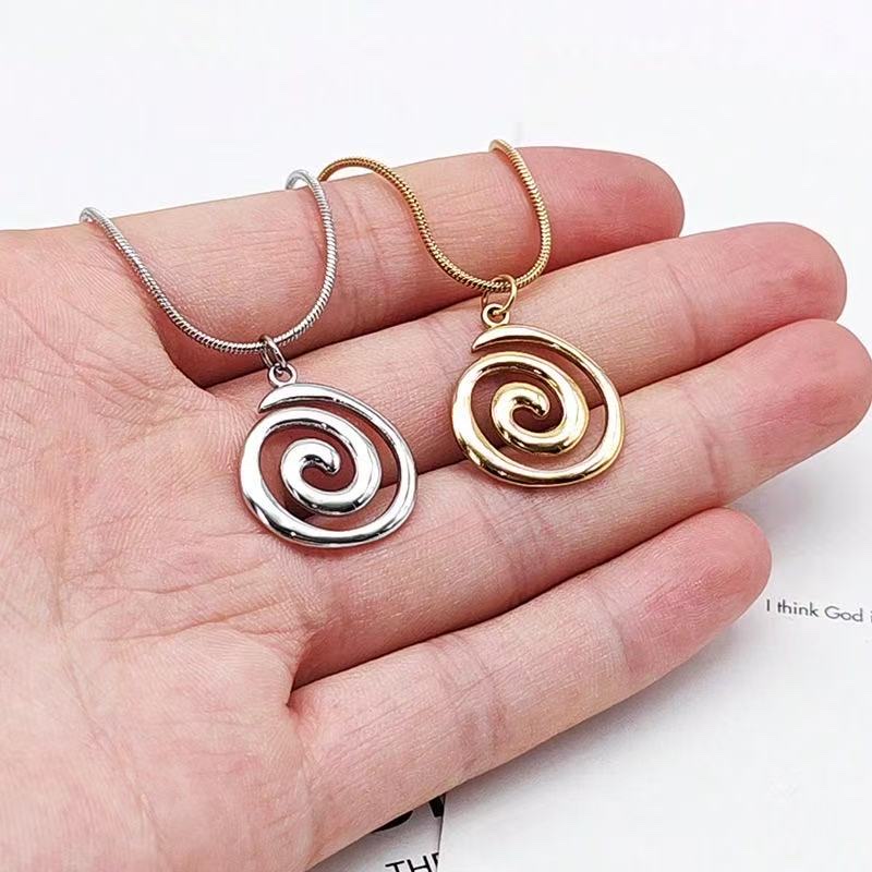 不锈钢珍珠水钻瓜链项链女时尚百搭首饰潮流简约款长款项链饰品详情图5