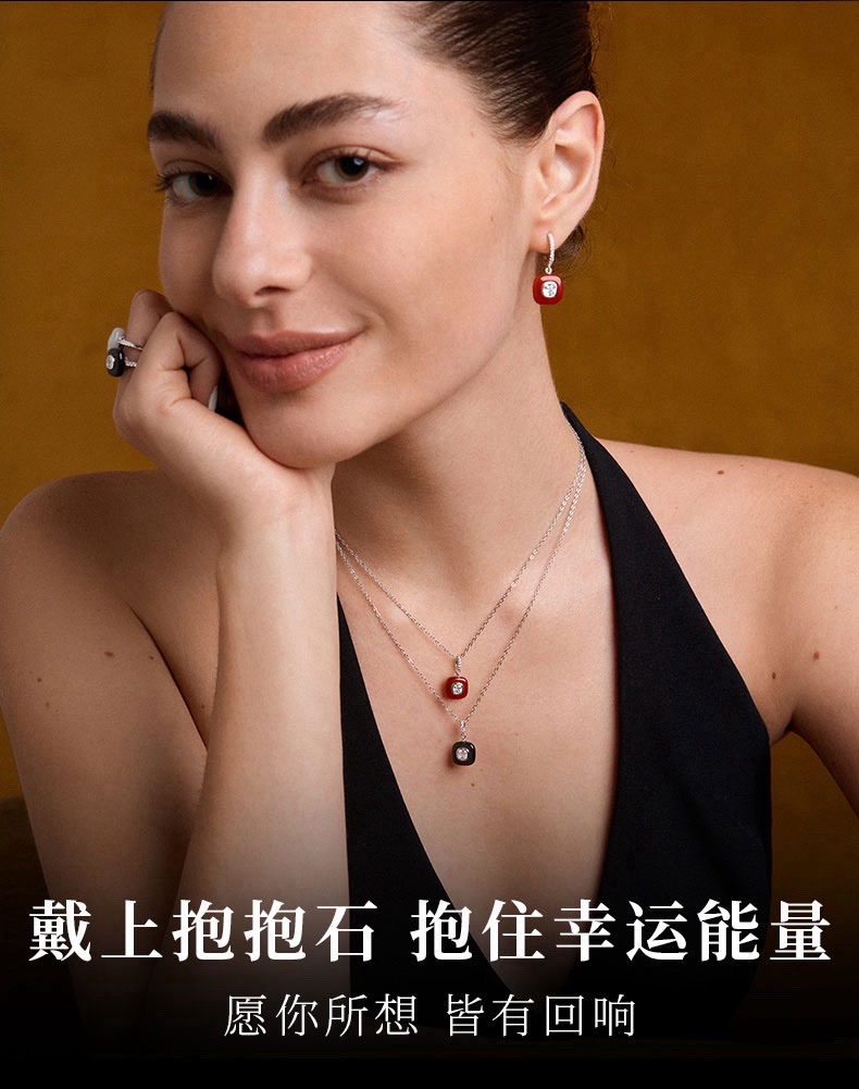 天然石不锈钢珍珠水钻瓜链项链女时尚简约百搭首饰品礼物赠品详情图5