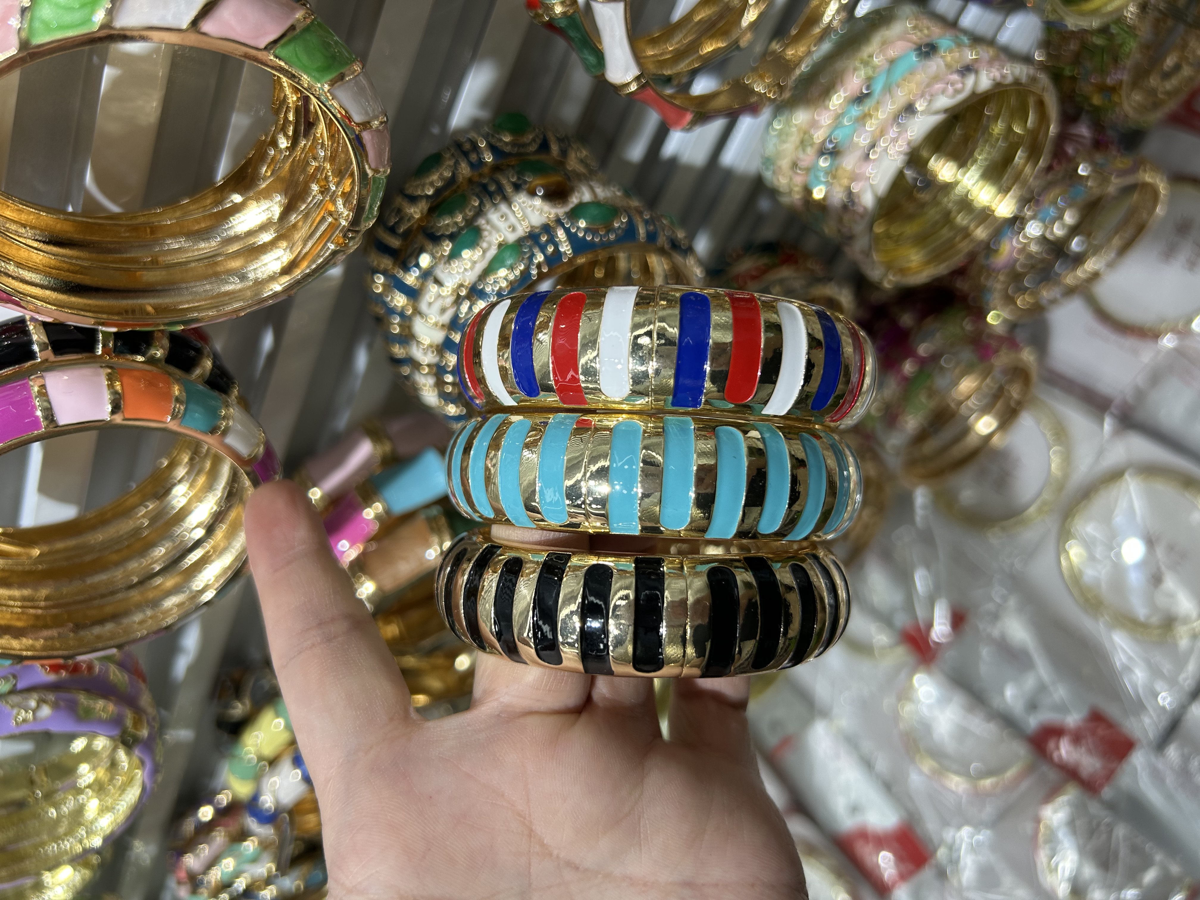 欧美时尚滴油大手环