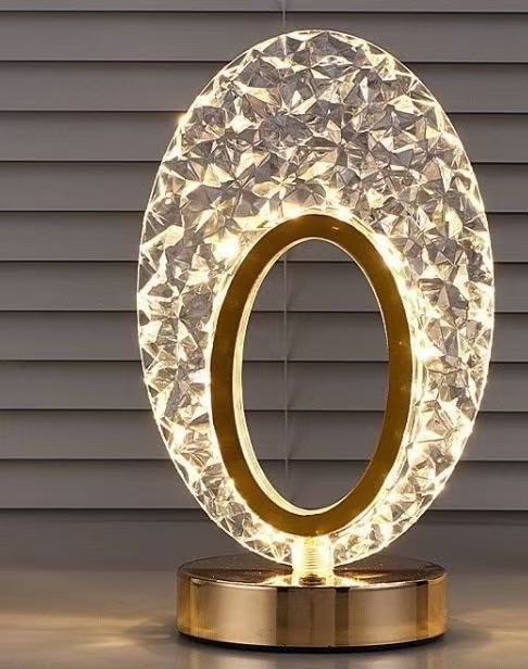 Creative gifts: Star and moon night light, touch three-color charging ambient light, bedroom birthday gift: night light, decorative ambient light, pat light base detail image 5