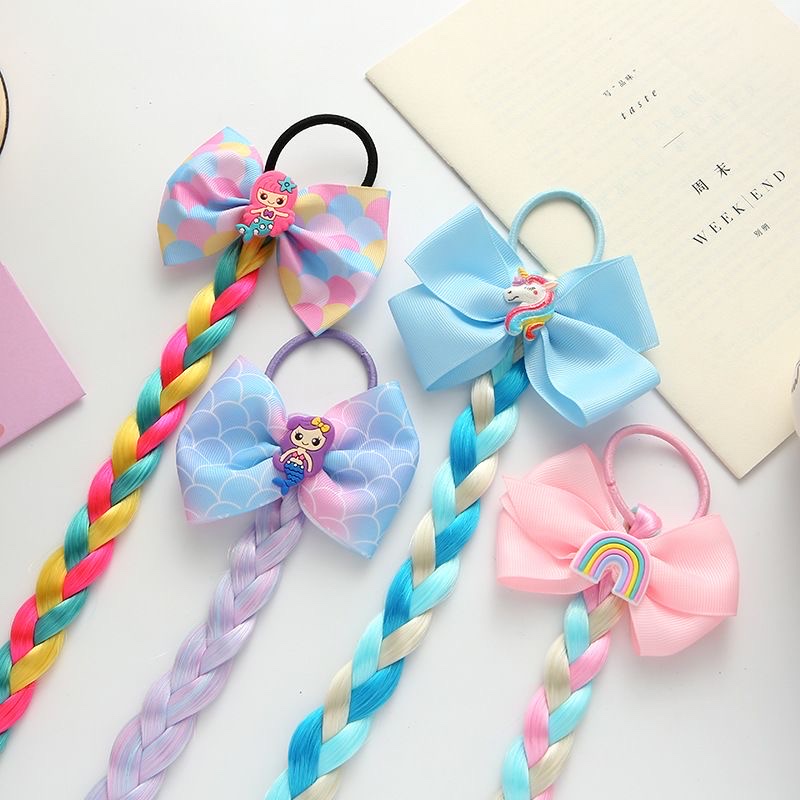 假发辫子，小孩假发辫子圣诞胡须球迷宠物饰品产品图