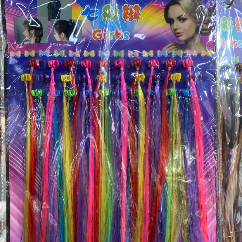 Hanfu wigs, hair accessories, hair clips, children's summer cute wig clips