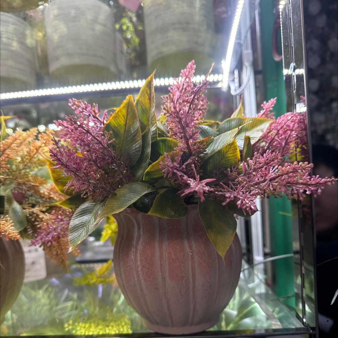 春季花园仿真花装饰用塑料人造花多色装饰品