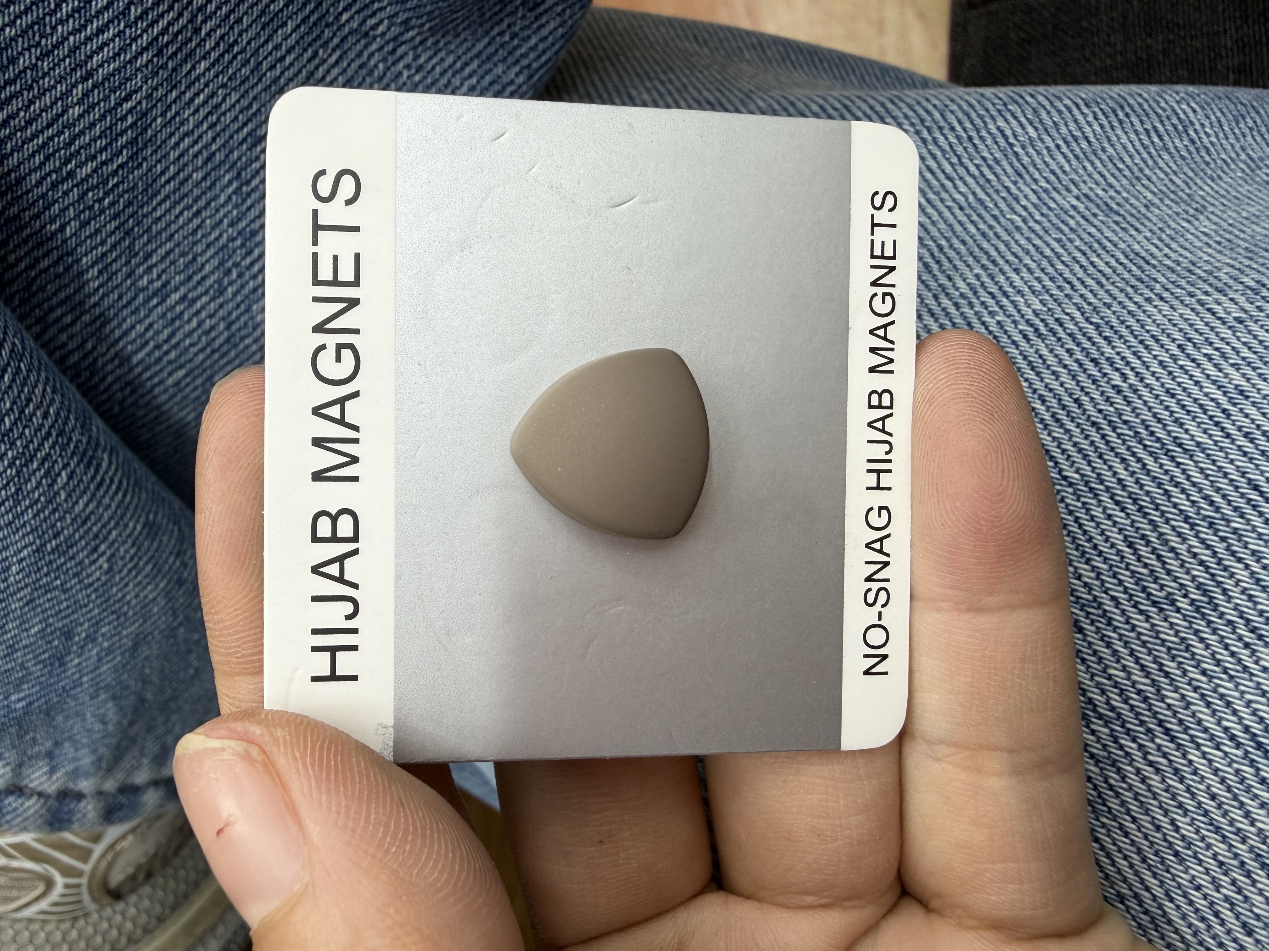 跨境穆斯林新款简约磁扣包头女丝巾扣滴釉套头围巾头巾磁吸扣批发