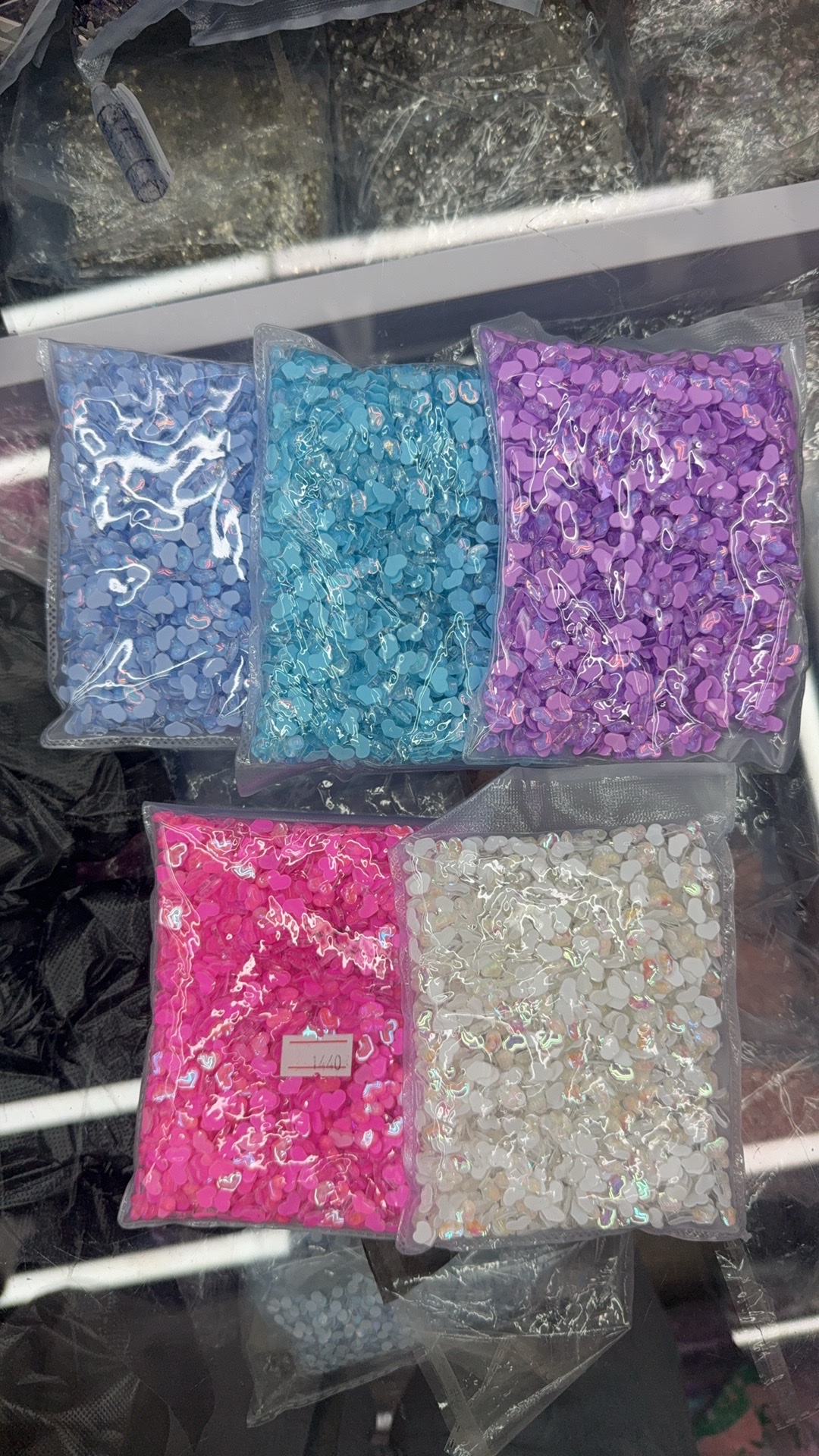 亚朵水晶6×8几何桃心摩卡系列001