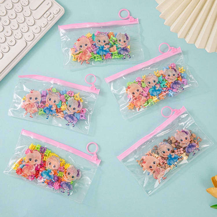 夏季碎发小夹子儿童小号抓夹宝宝不伤发花朵发饰糖果色女童发卡