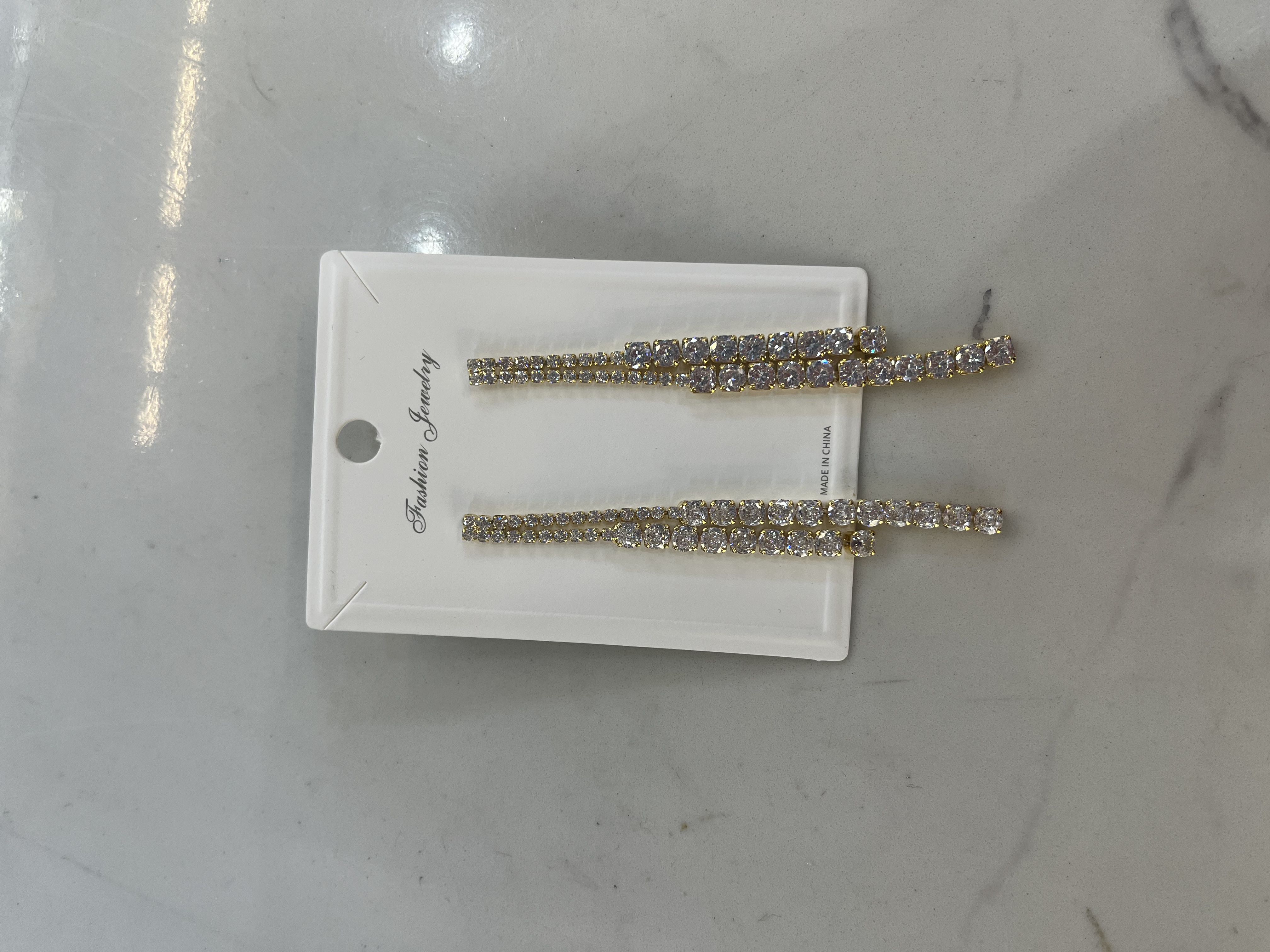 时尚烧焊锆石耳环耳饰简约耳钉女士气质百搭耳环饰品配饰