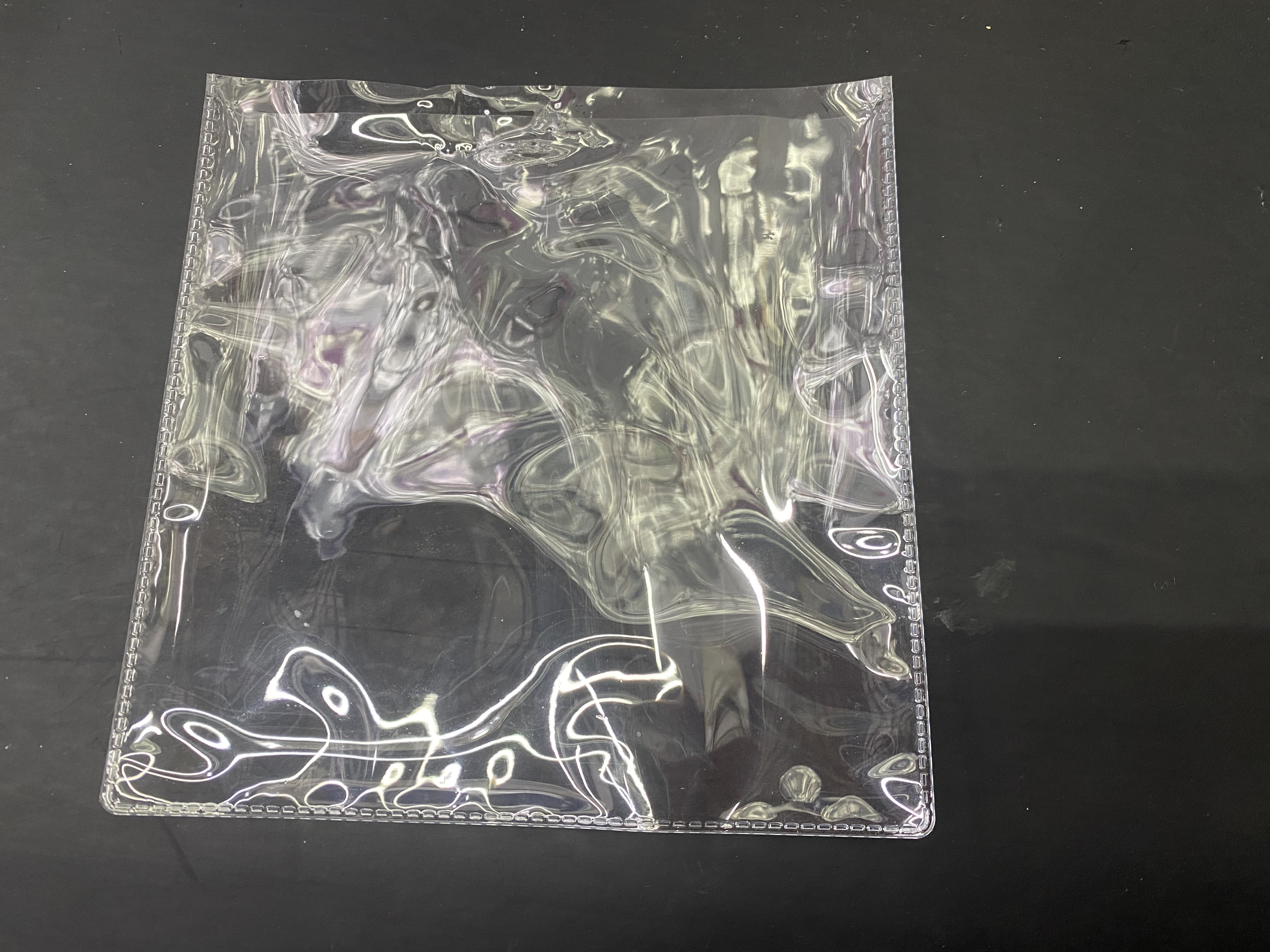 Pearlescent film toy card heads, size can be customized, PVC material pearlescent film card head bags, sample customization, customer size customization, pearlescent film card head bags, sample customization, customer size customization detail image 4