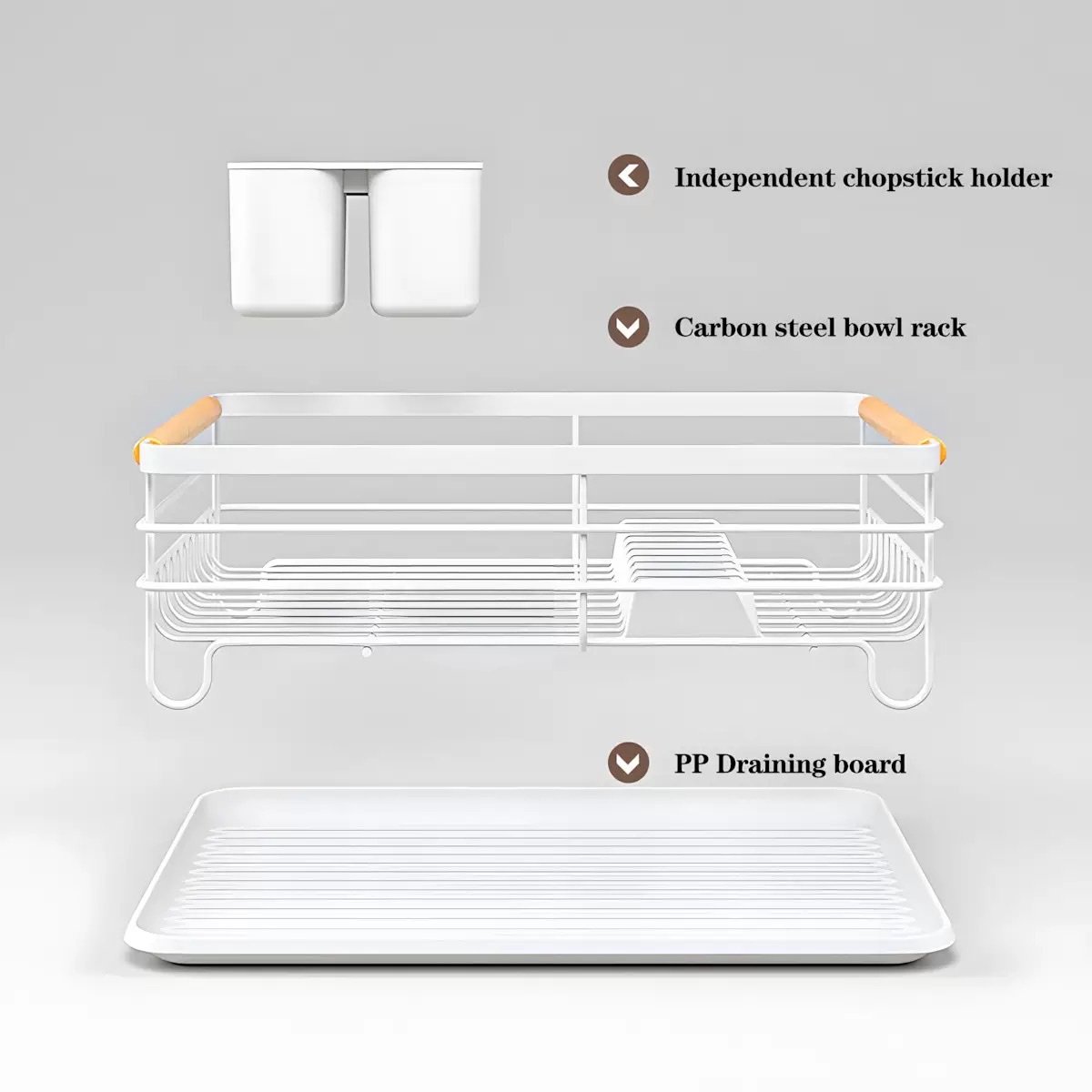 厨房置物架，沥水架，餐具收纳，碗碟架，金属简易收纳架