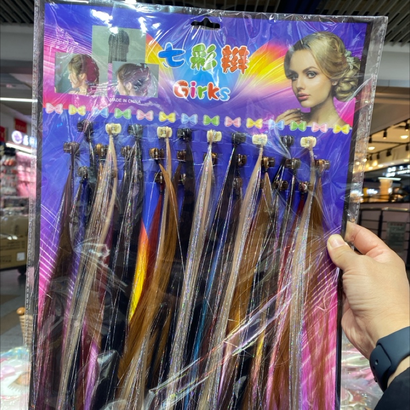 发夹儿童夏季可爱假发对夹汉服假发发饰