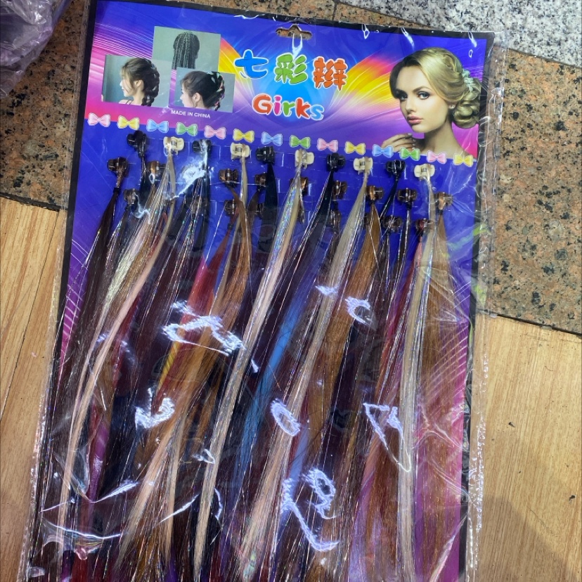 Hair clips, children's summer cute wigs, Hanfu wigs and hair accessories Specification image