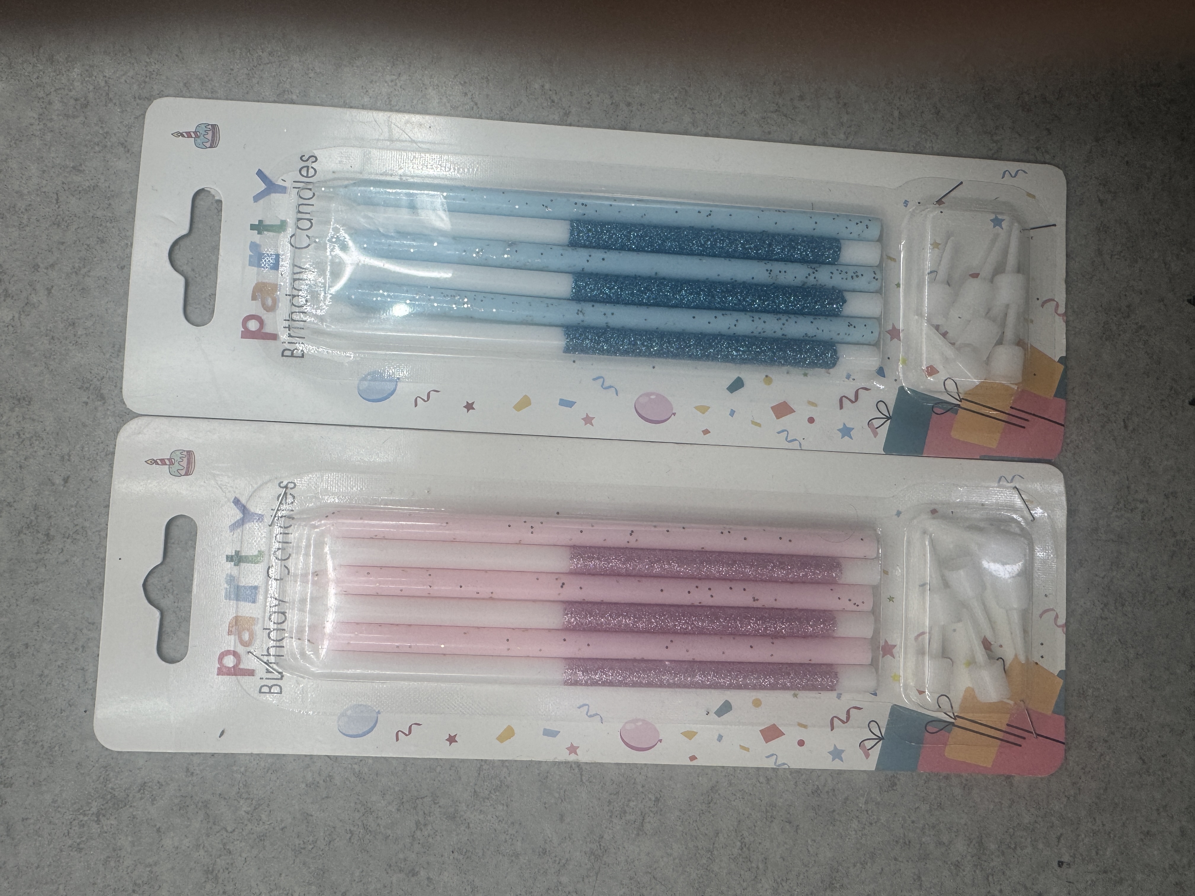 New 6-stick birthday wax Application Scenario