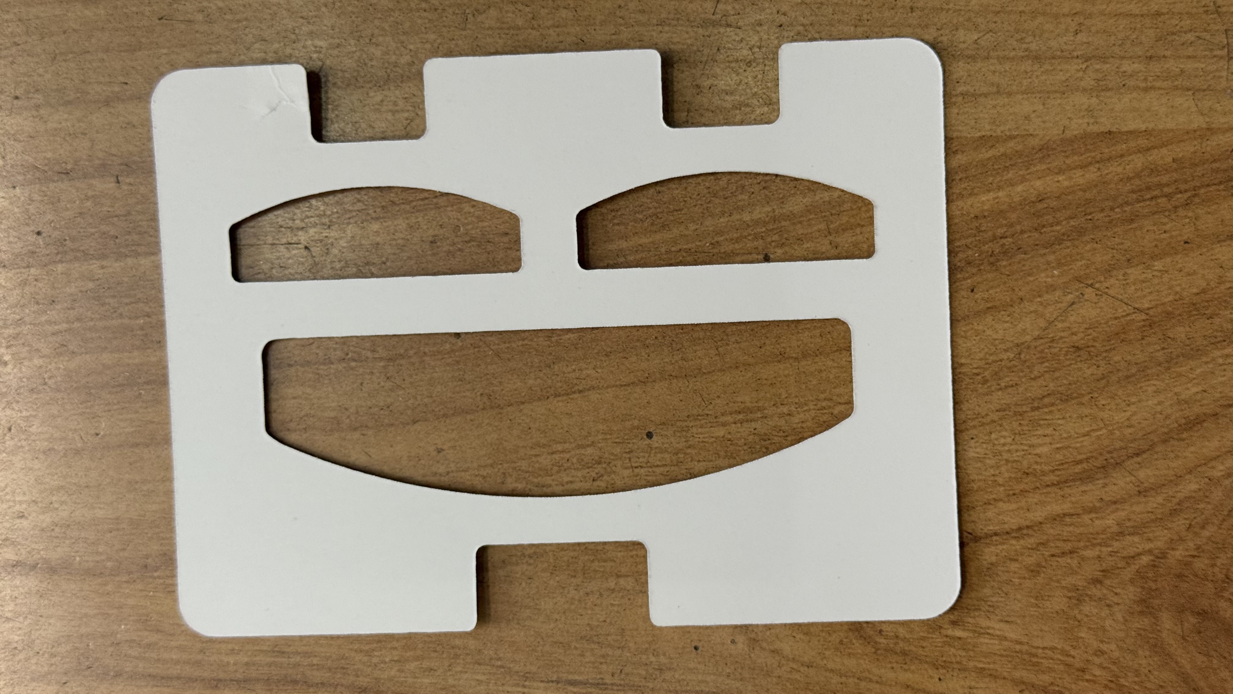 发夹卡片空白三对装卡片纸卡