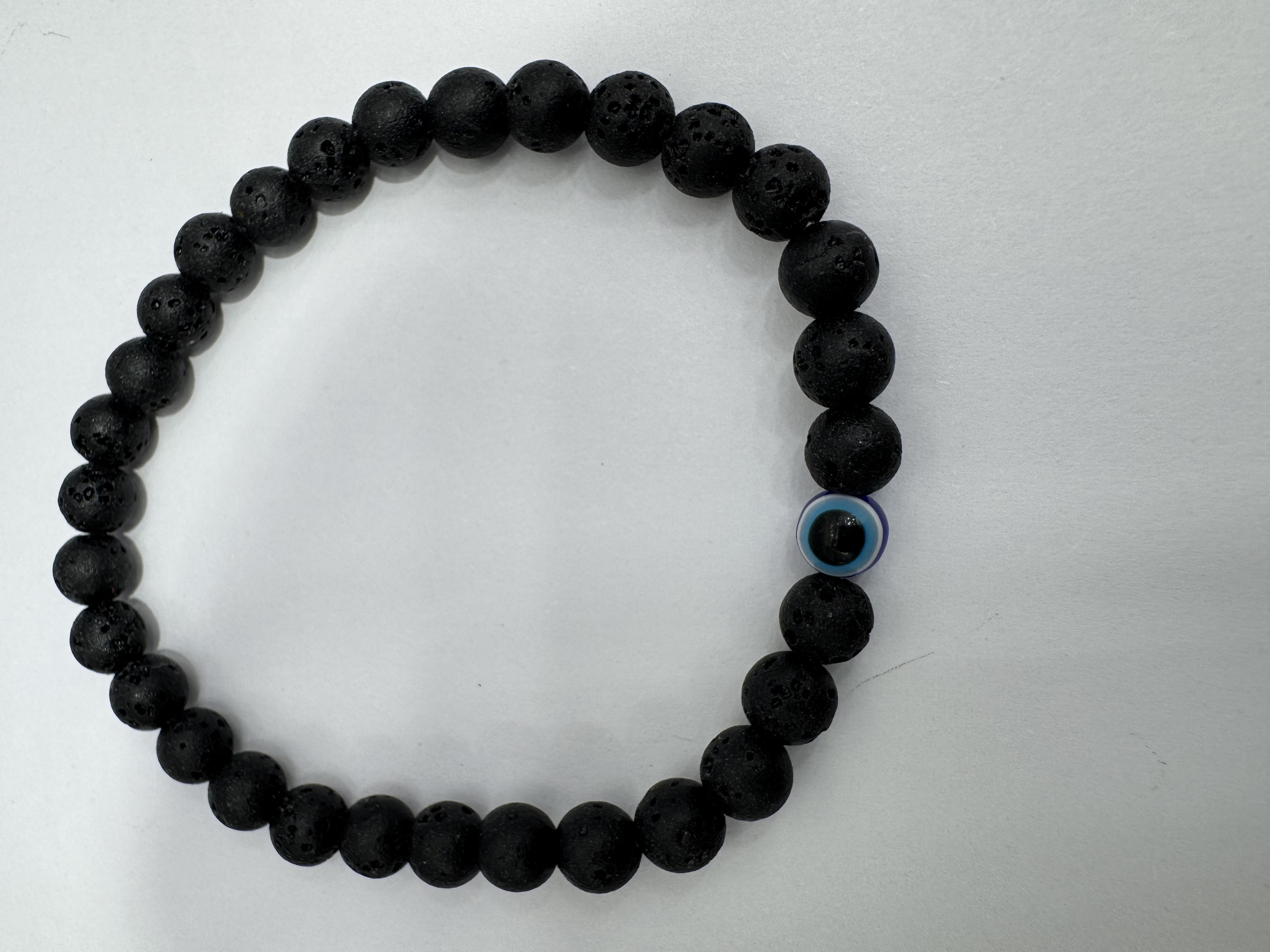 外贸专供：火山石手链、串珠手链，眼睛手链