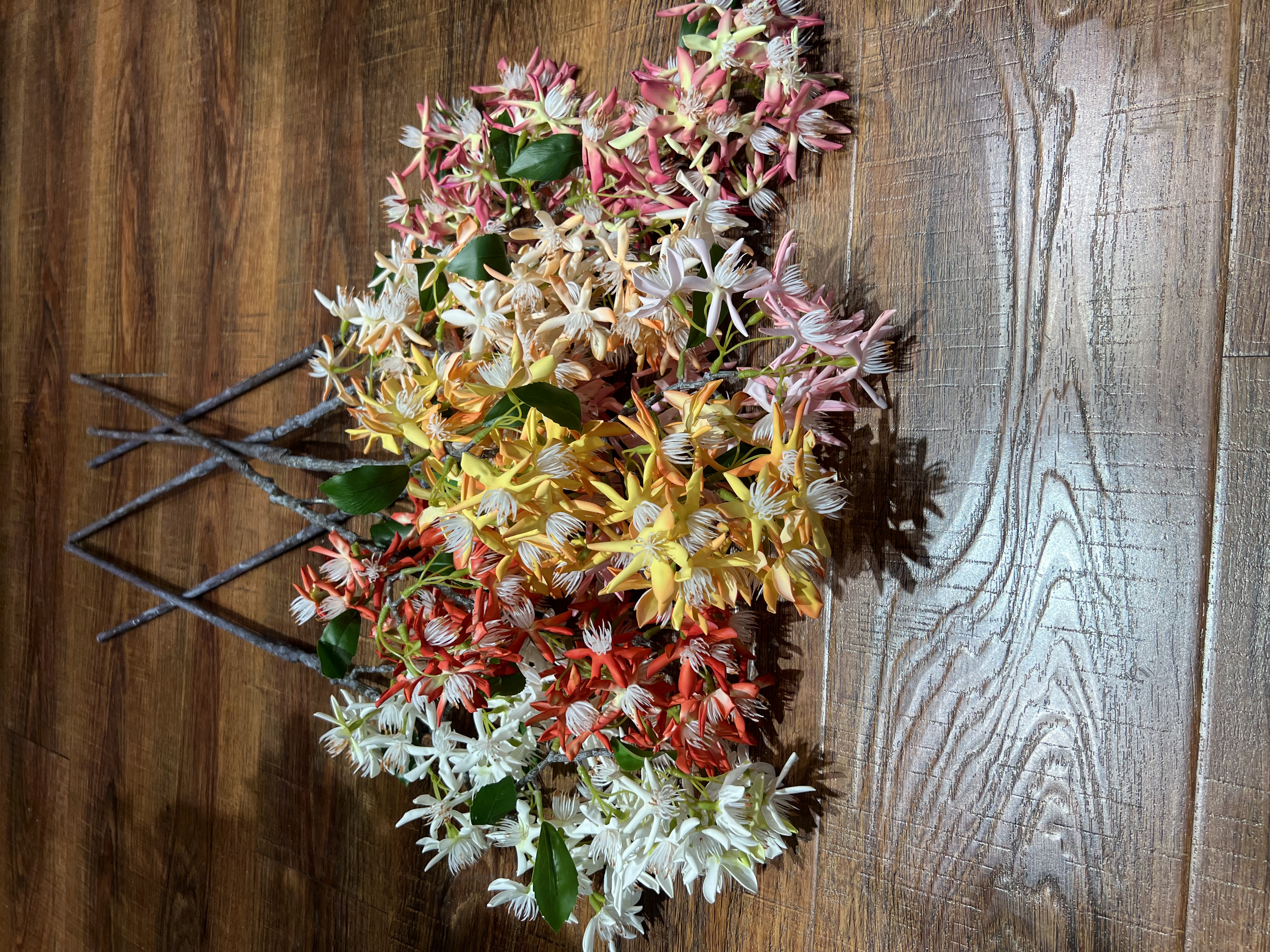 春天花园仿真花塑膠花硅胶人造花装饰摆设河北款式多样手感木兰花