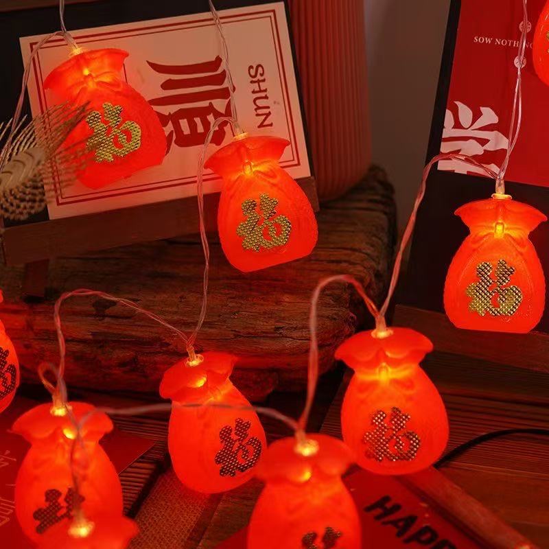 厂家直销创意家居礼品，婚庆，节庆礼品，福袋灯串