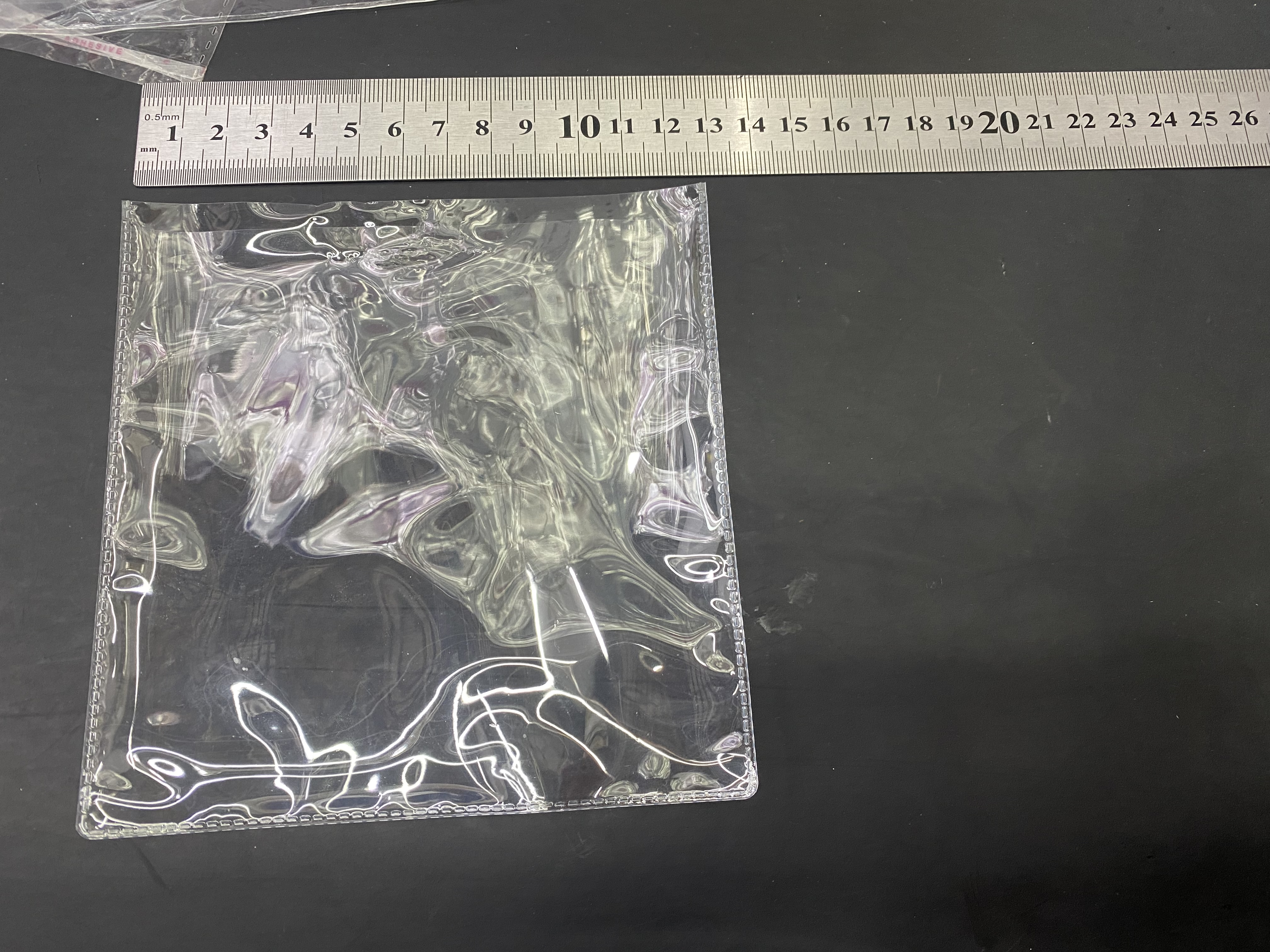 Pearlescent film toy card heads, size can be customized, PVC material pearlescent film card head bags, sample customization, customer size customization, pearlescent film card head bags, sample customization, customer size customization detail image 2
