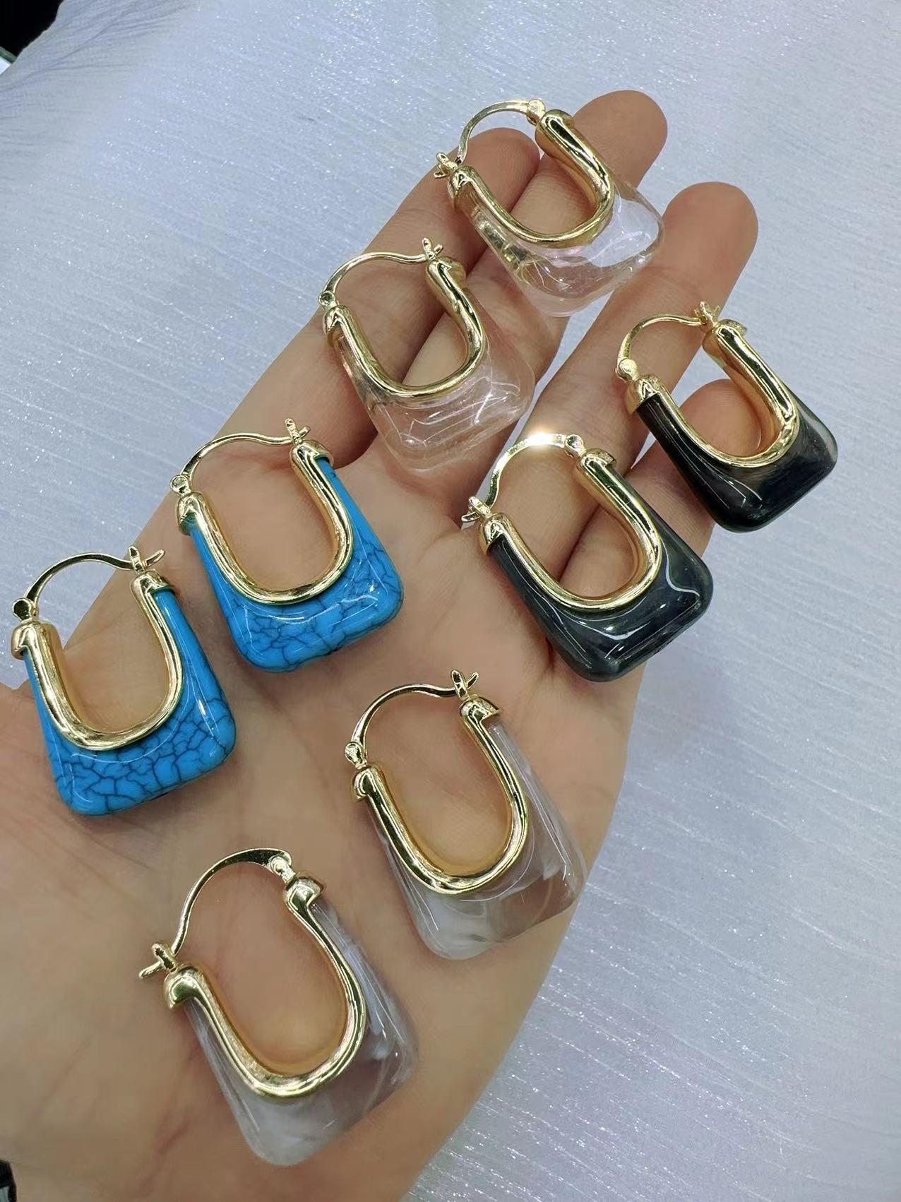 Новые модные серёжки для ушей, короткие сережки для индивидуальных сережек, женские аксессуары на 100 аксессуаров Specification image