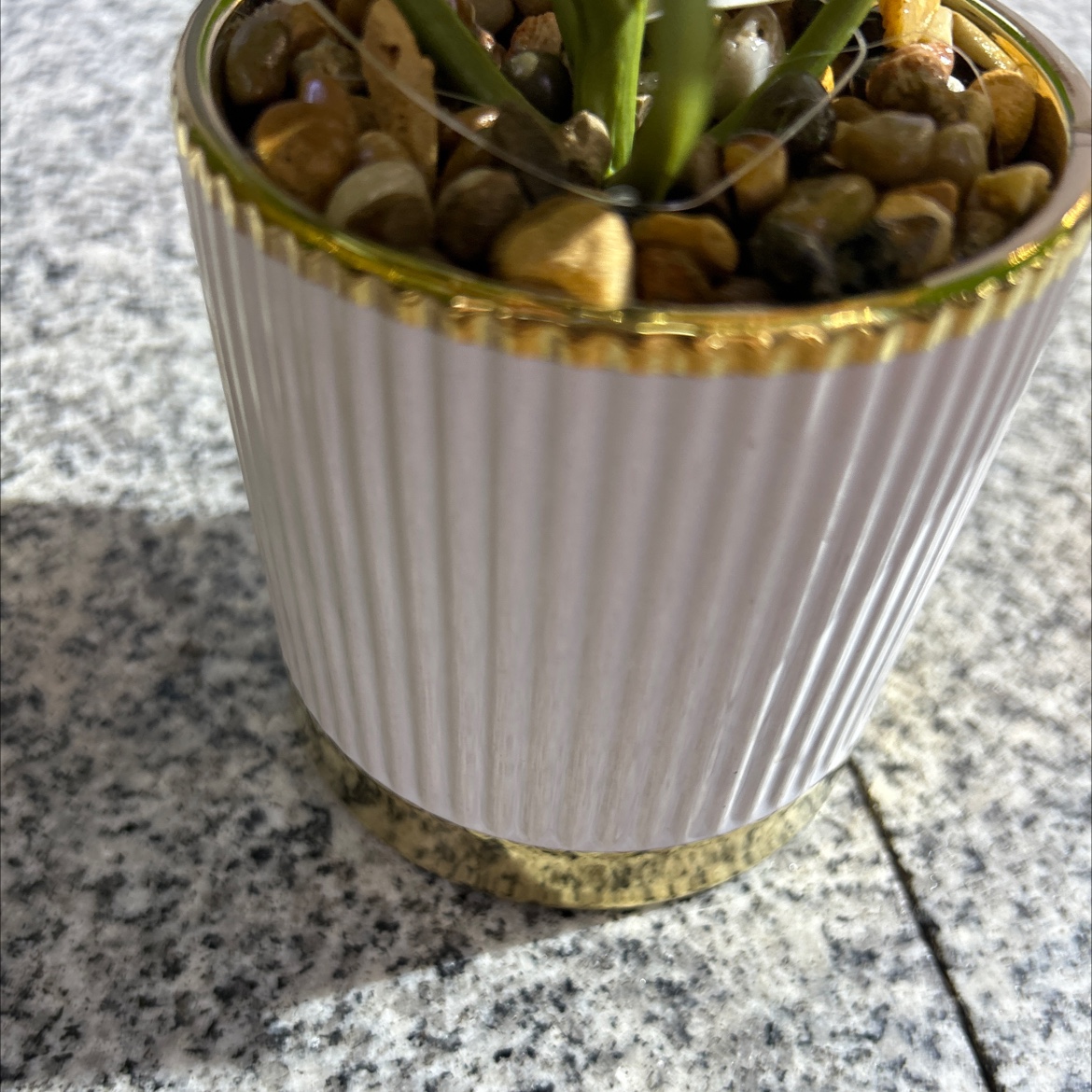 Simulated turtle-back bamboo small potted plants, potted plant ornaments, simulated kumquats, green plants, desktop decorations, home decoration detail image 4