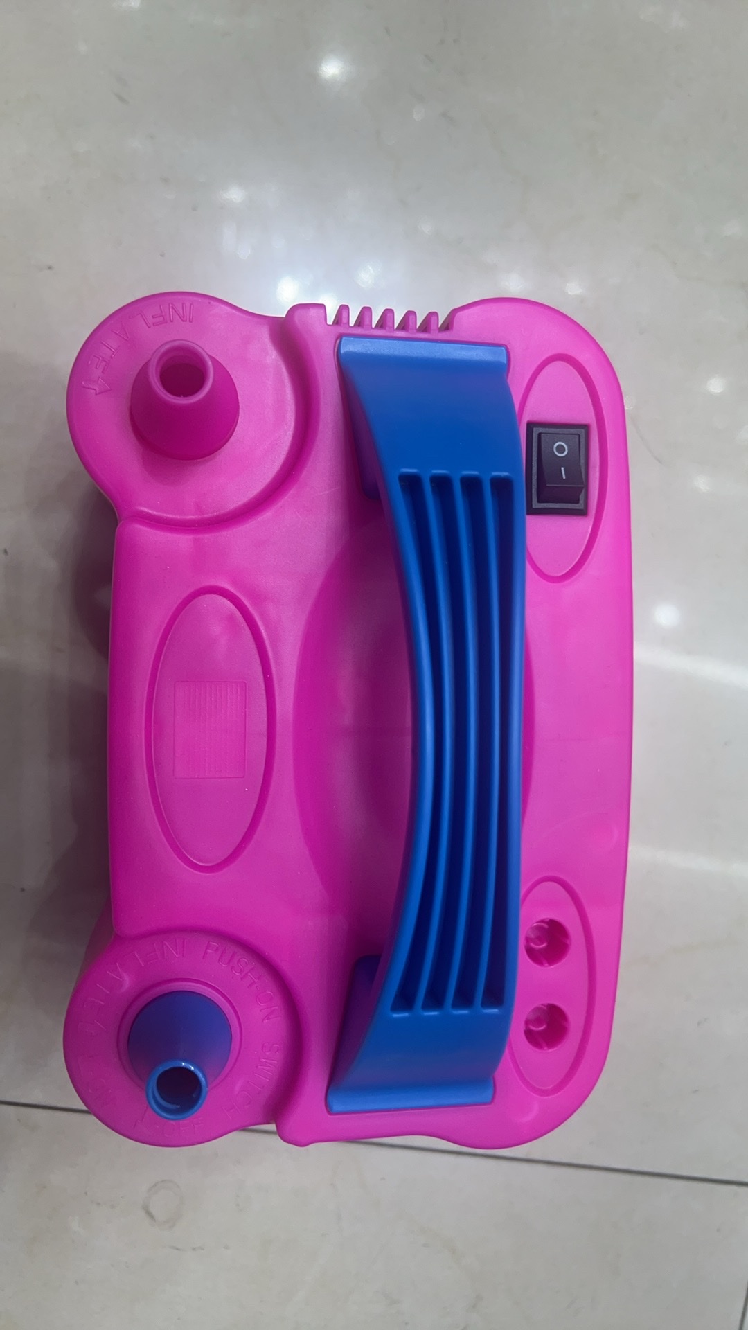 老款73005气球气泵可以给圆气球打气的快速充气泵常规大小非缩小款的气球充气泵产品图