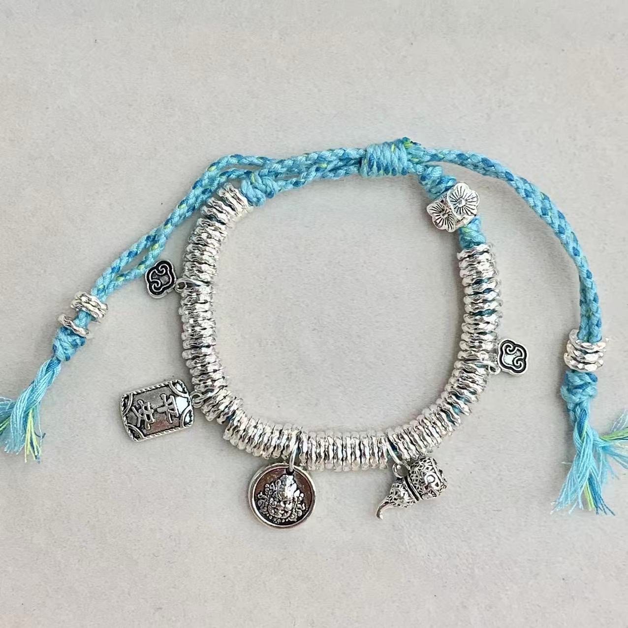 民族风编织手链时尚手绳饰品手串女款简约气质百搭手饰品礼物手链产品图