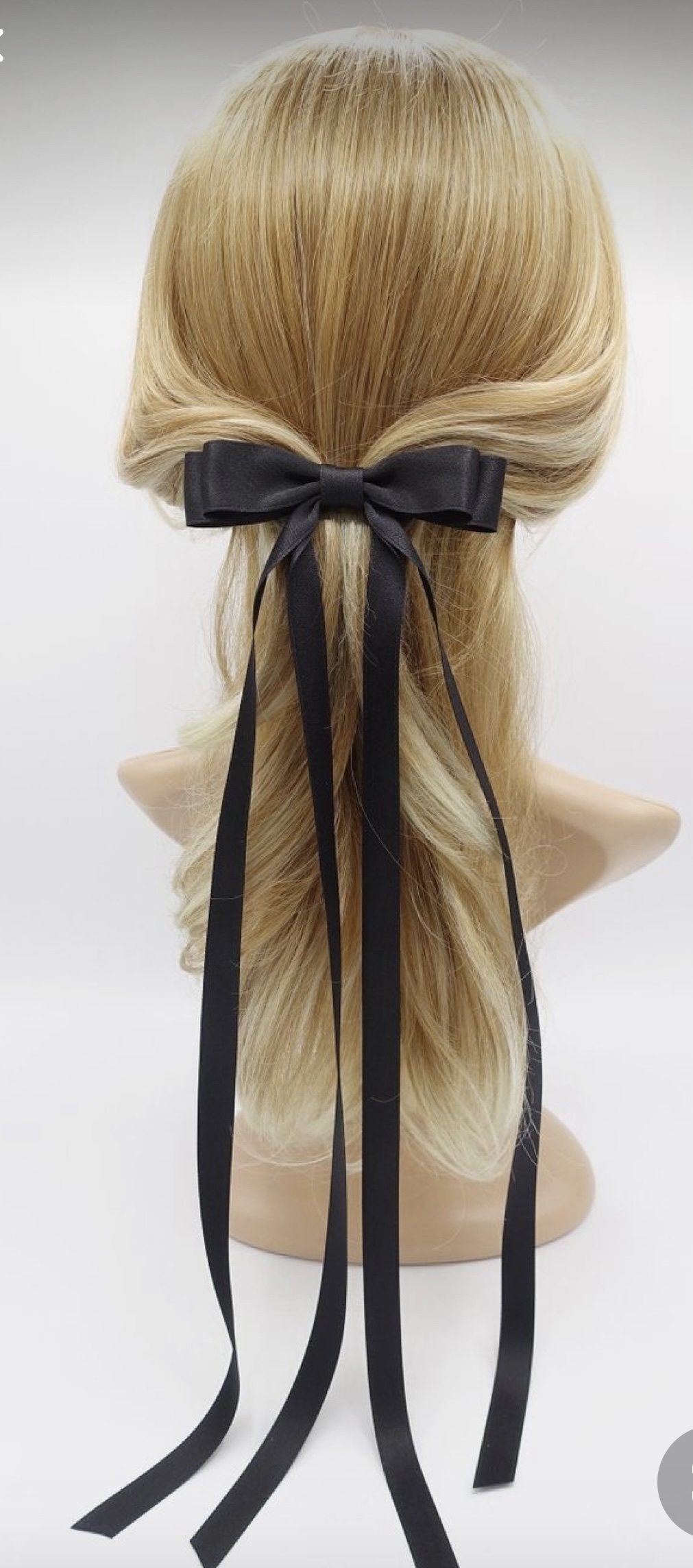 2025年秋冬季新品网红爆款蝴蝶结长飘发夹发绳发饰鸭嘴夹