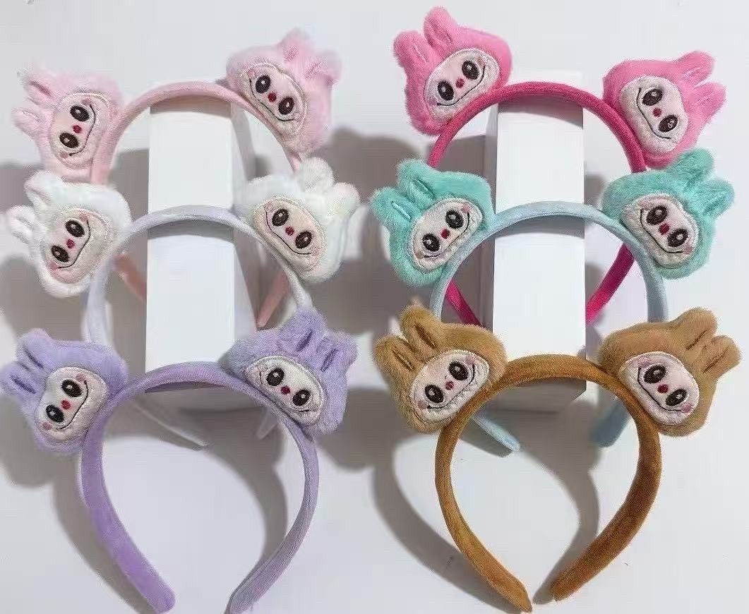 云朵发箍女士韩版拼接头饰发夹百搭可爱发饰发箍女士发夹拼接款