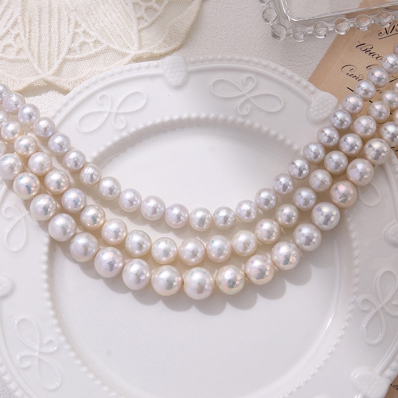 精品微皱炫彩圆巴天然淡水珍珠高品质皱皮圆珠大颗粒精品微皱炫彩圆巴天然淡水珍珠高品质皱皮圆珠大颗粒diy手工材料不规则大颗粒产品图