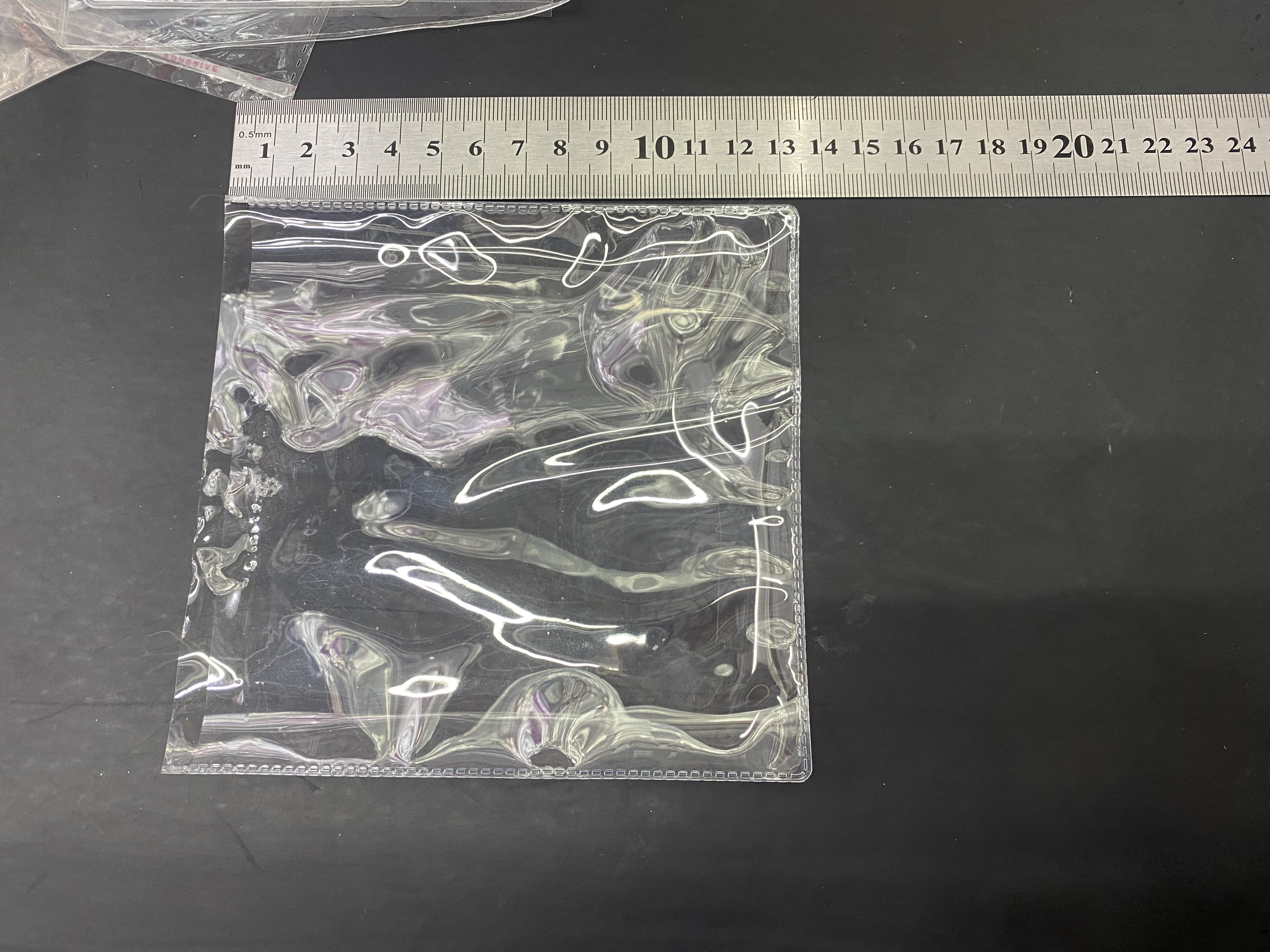 Pearlescent film toy card heads, size can be customized, PVC material pearlescent film card head bags, sample customization, customer size customization, pearlescent film card head bags, sample customization, customer size customization detail image 3