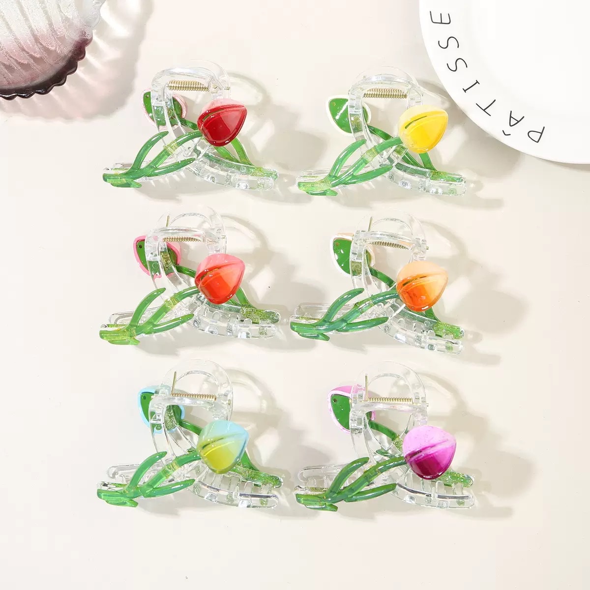 郁金香发夹发饰发夹发饰品发饰配饰时尚可爱