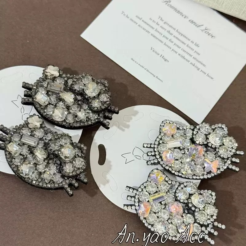 新年红色鸭嘴夹儿童发夹发饰发夹发饰可爱发型配饰详情图2