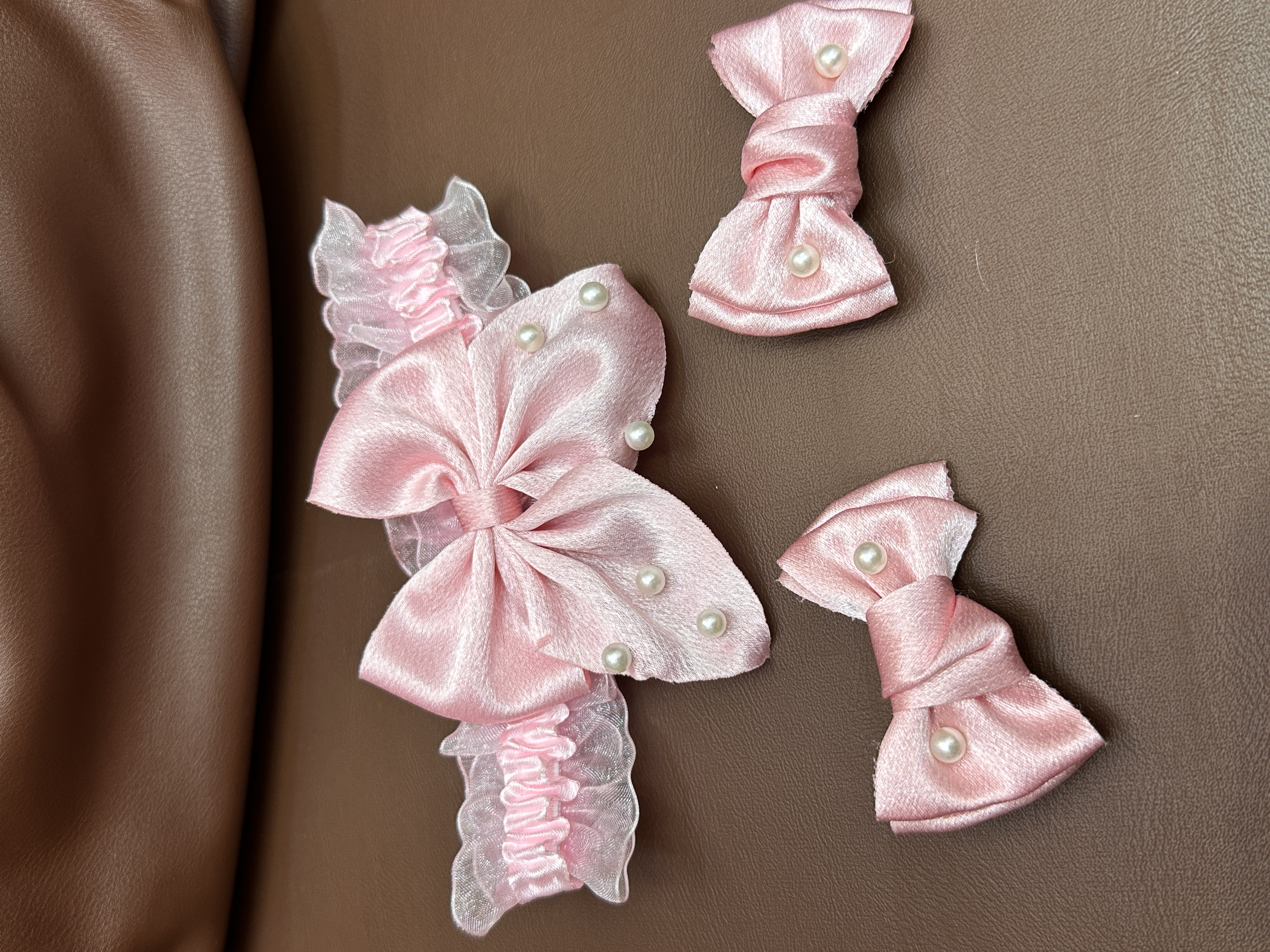 Korean version children's headband, pearl flower lace princess hairband, cute hairpin, newborn baby hairpin Application Scenario
