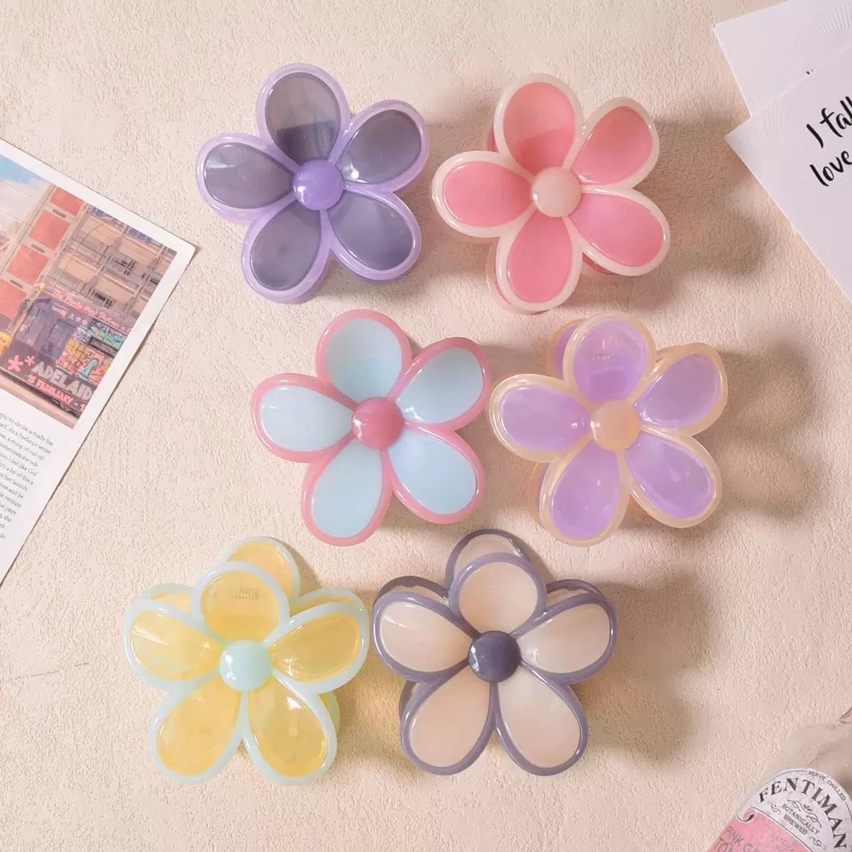 新年红色鸭嘴夹儿童发夹发饰发夹发饰品发饰可爱百搭发饰品