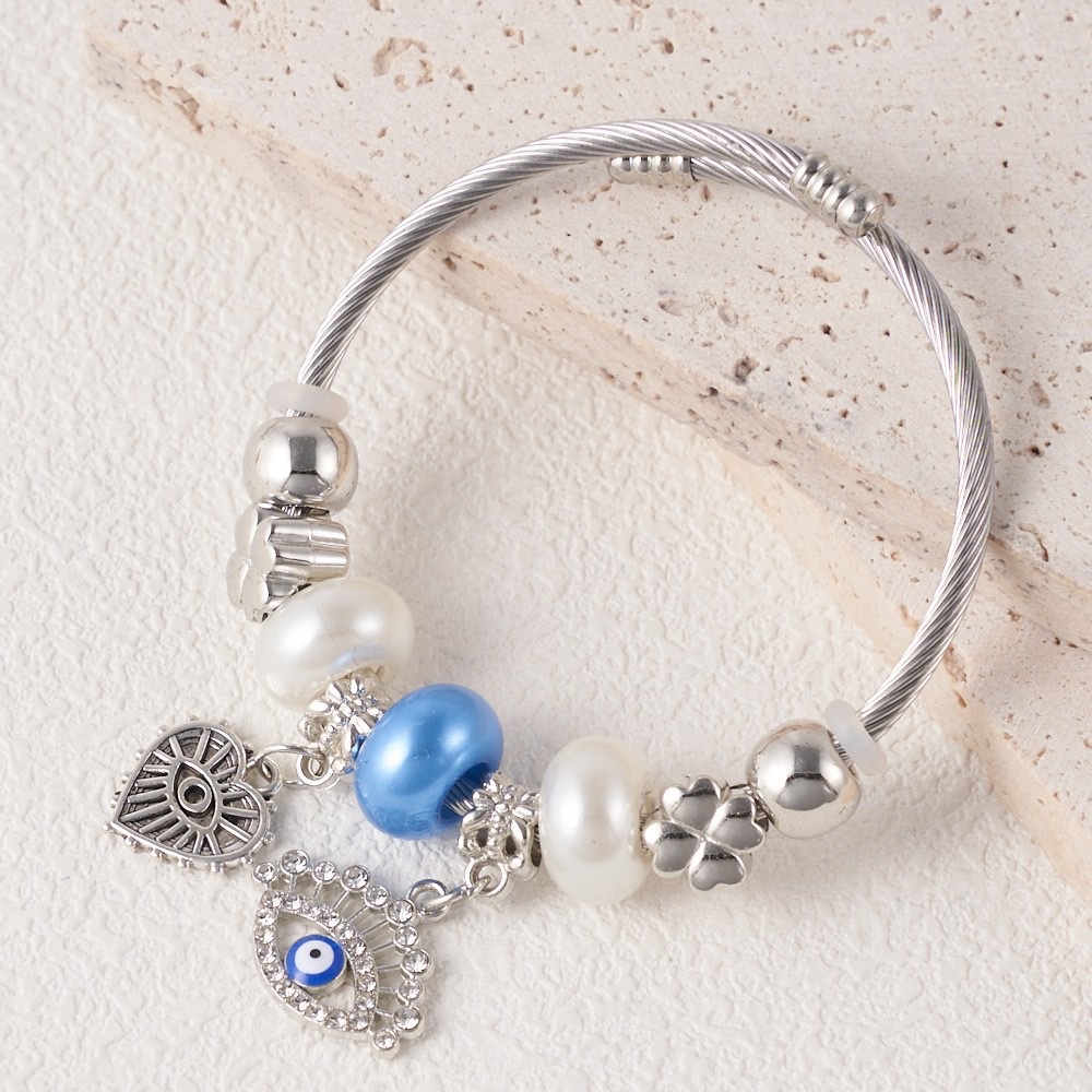 不锈钢手镯时尚简约百搭女士手链饰品潮流款