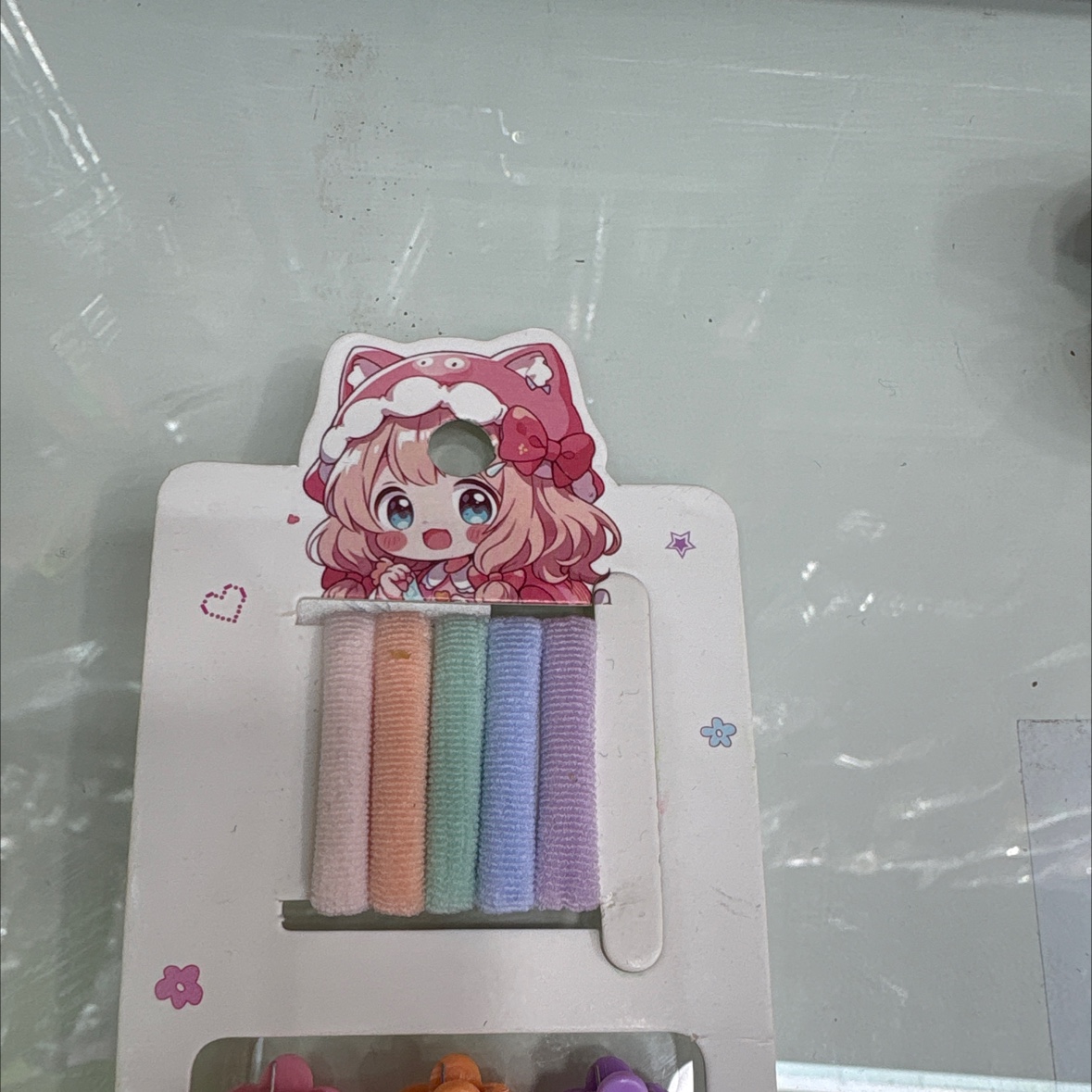 婴儿夏季可爱发带牛仔发箍汉服假发发饰发夹儿童发夹对夹装饰