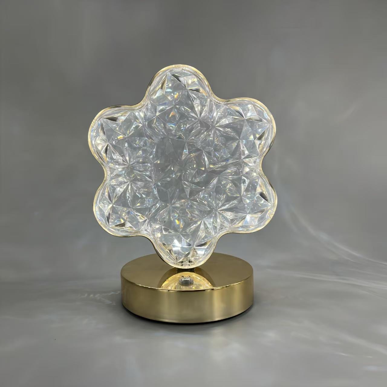 Creative gifts: Star and moon night light, touch three-color charging ambient light, bedroom birthday gift: night light, decorative ambient light, pat light base detail image 9