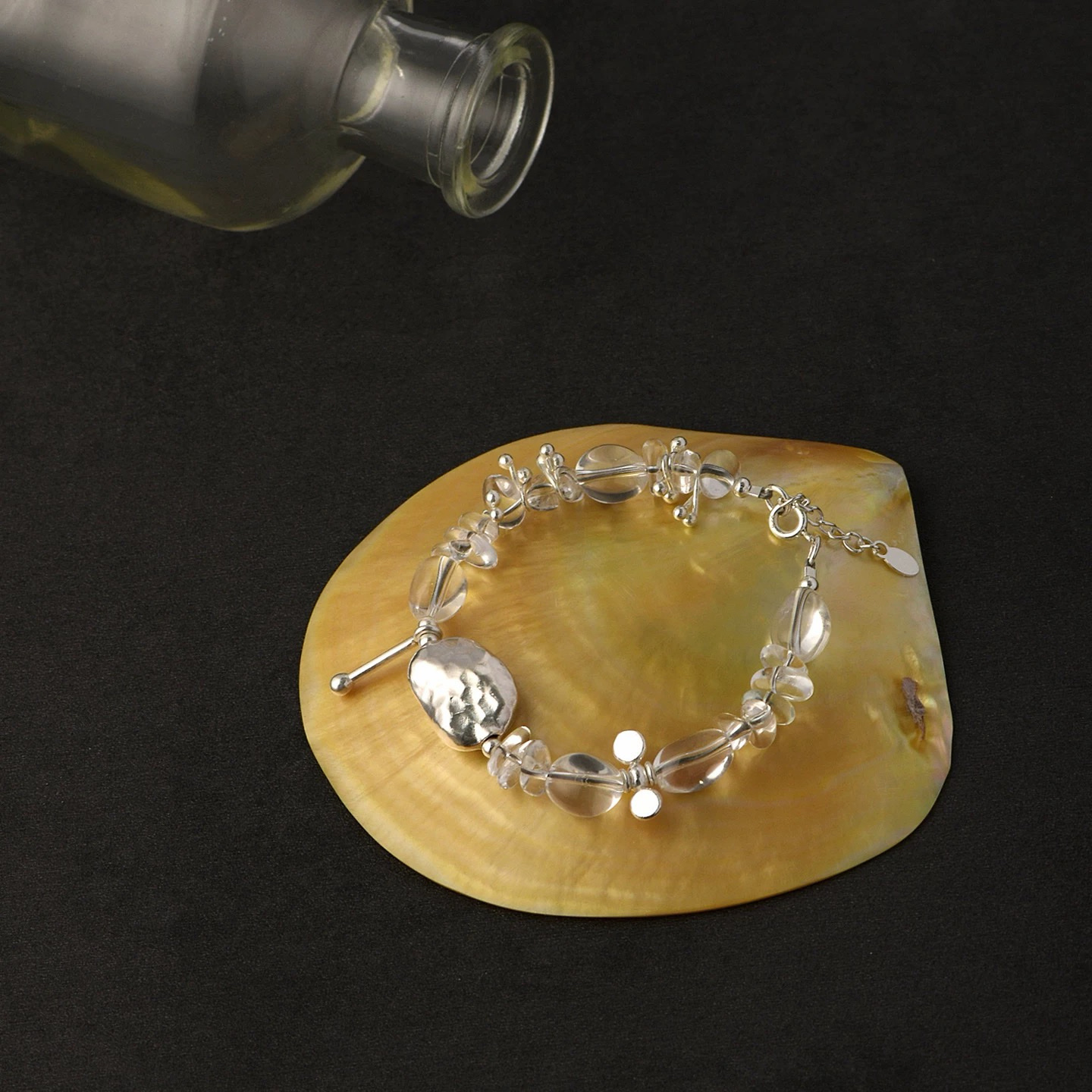 不锈钢珍珠水钻瓜链项链时尚首饰女简约百搭潮流饰品细节图