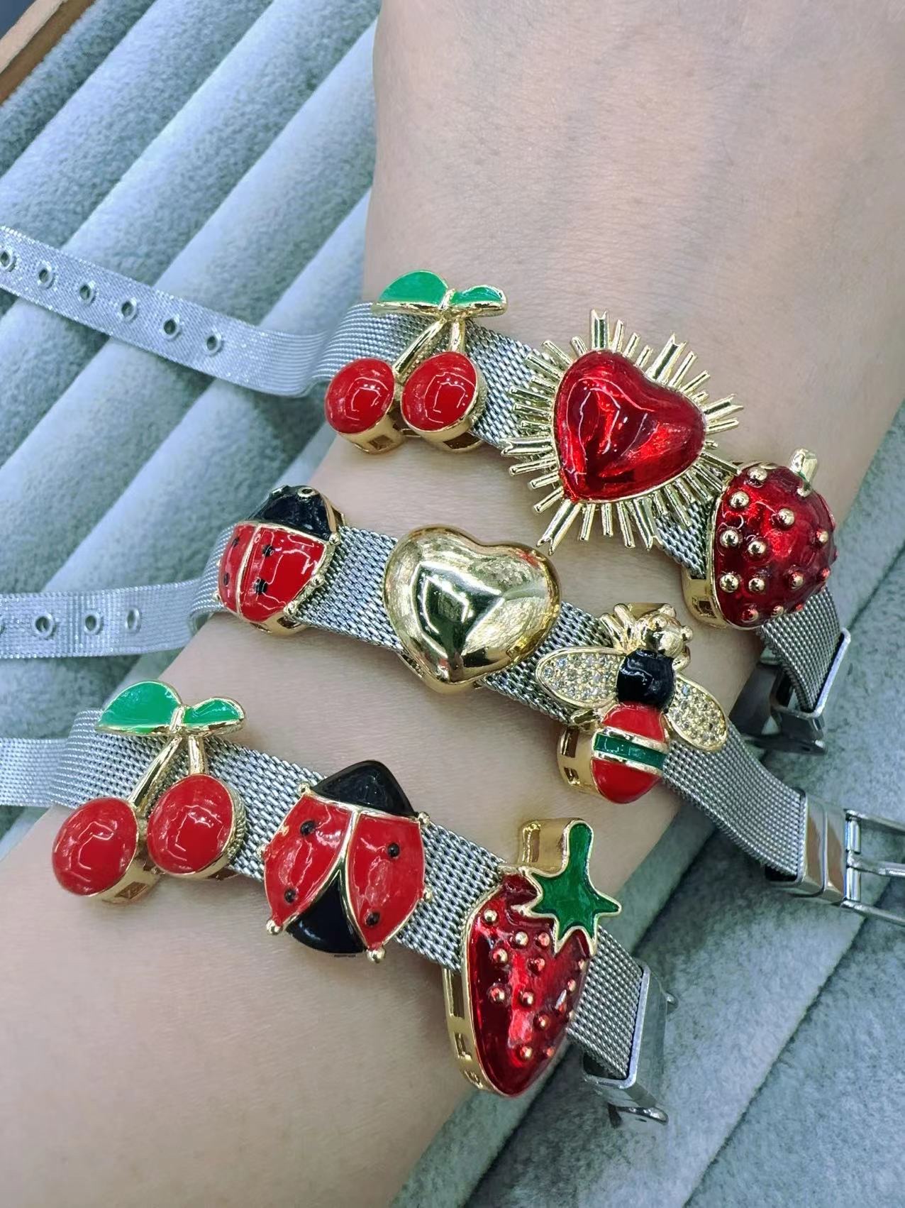 滴油配件定位扣铜万能扣配件 多款选择   🍒 🍓 ♥️铜万能扣白底实物图