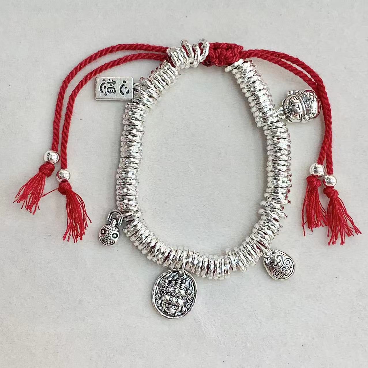 民族风编织手链时尚手绳饰品手串女款简约气质百搭手饰品礼物手链细节图