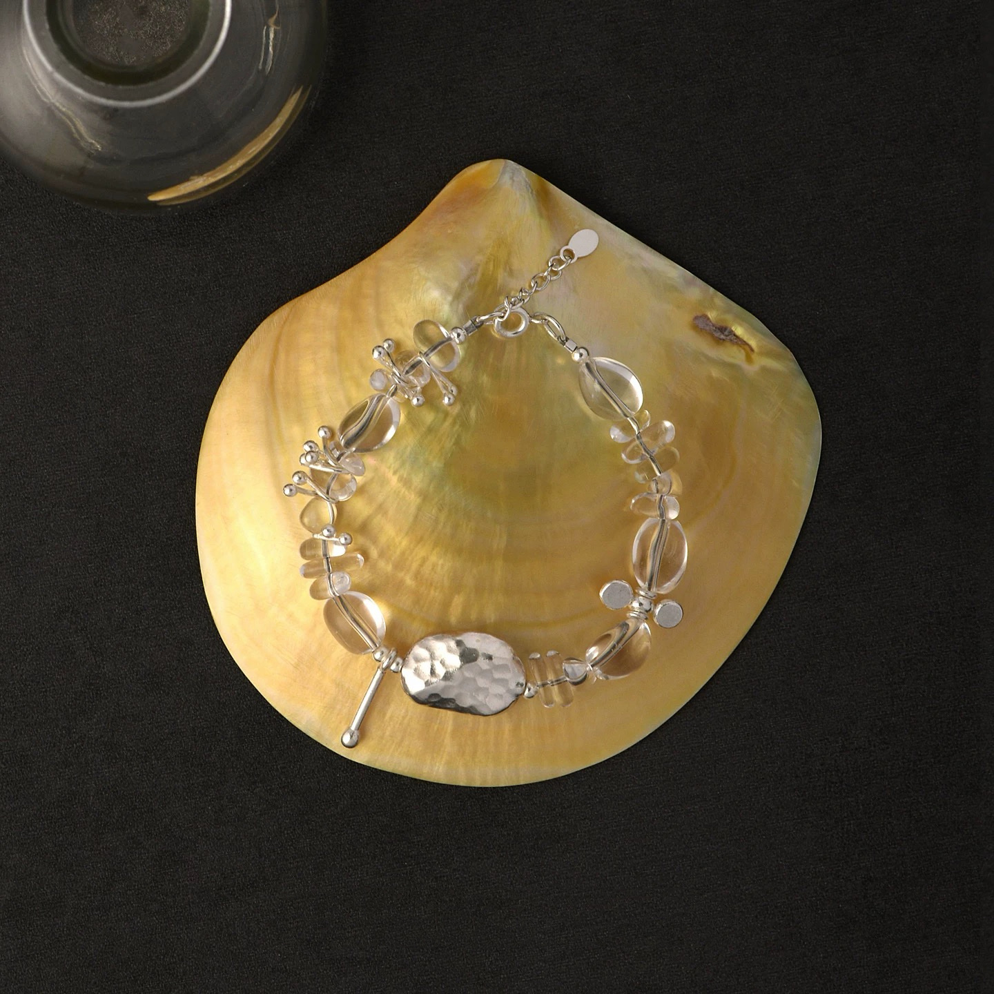 不锈钢珍珠水钻瓜链项链时尚首饰女简约百搭潮流饰品产品图